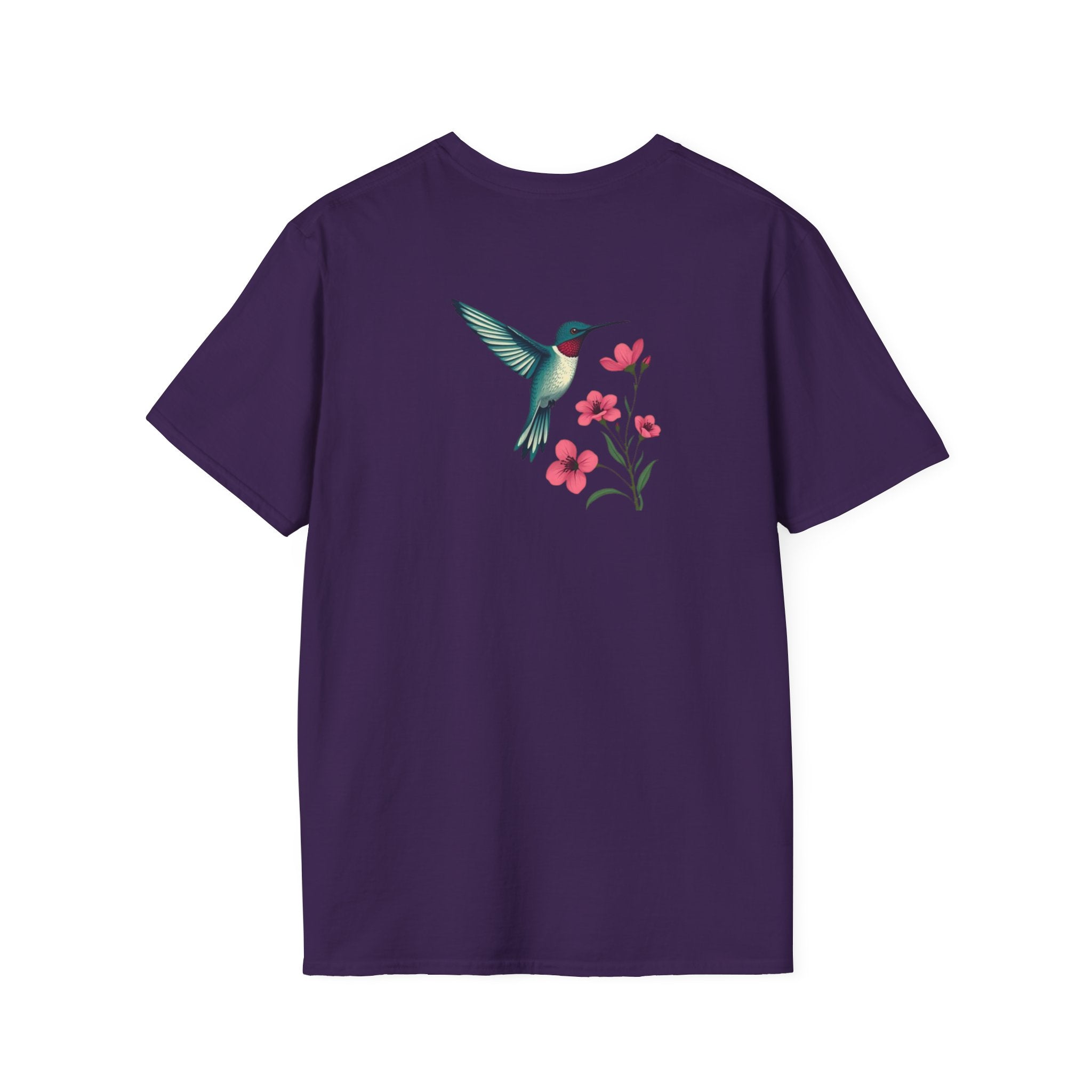 Floral Hummingbird T-Shirt - EqualiTees.Me