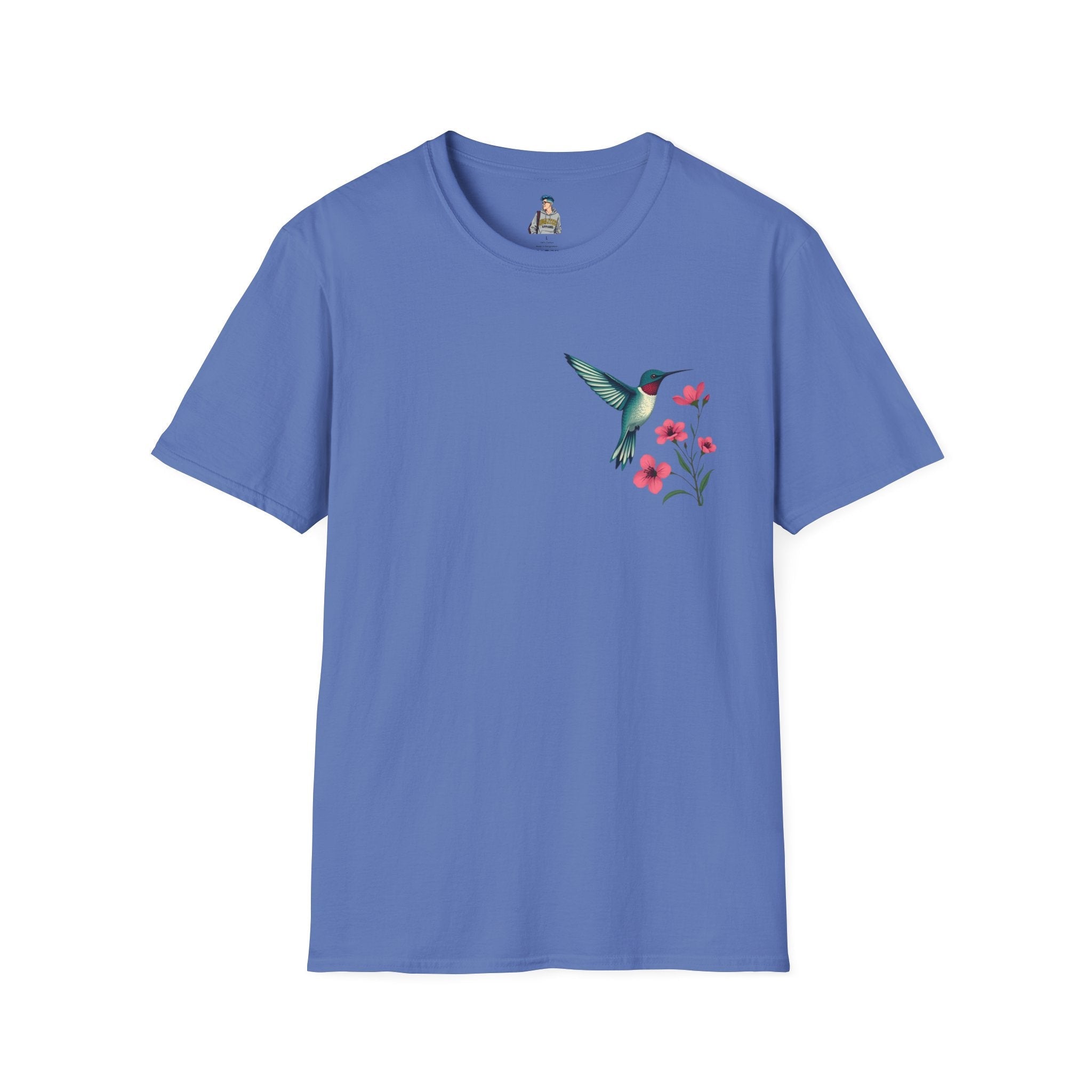 Floral Hummingbird T-Shirt - EqualiTees.Me