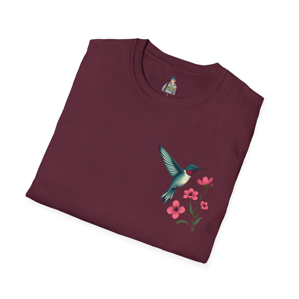 Floral Hummingbird T-Shirt - EqualiTees.Me