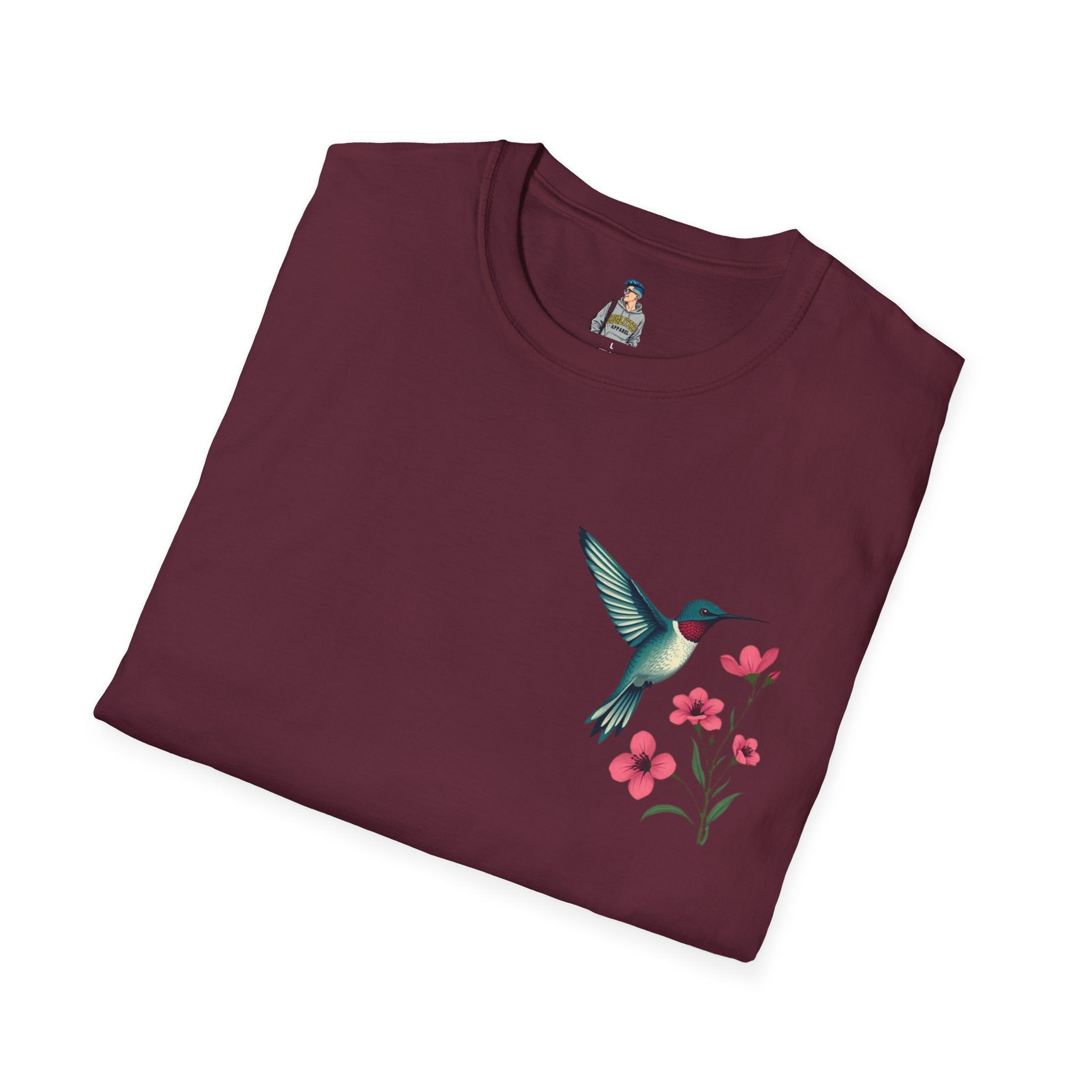 Floral Hummingbird T-Shirt - EqualiTees.Me