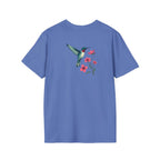 Floral Hummingbird T-Shirt - EqualiTees.Me