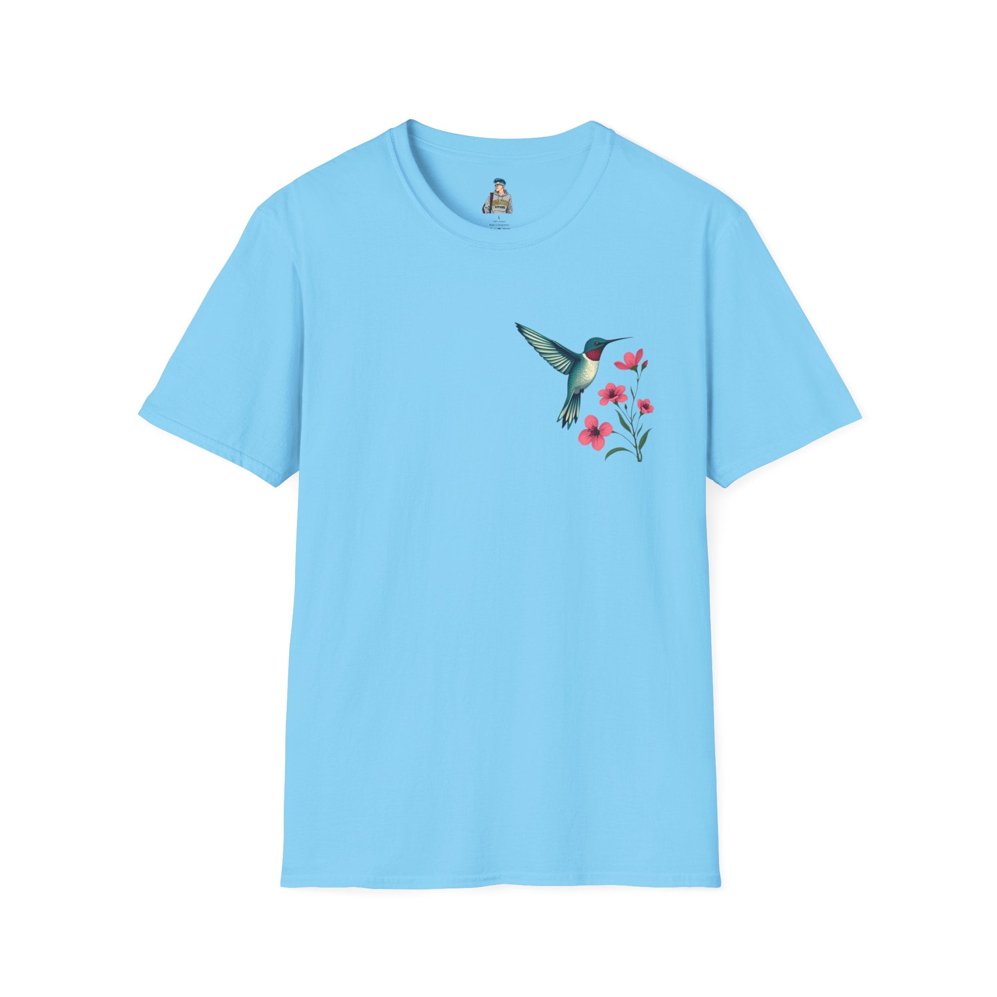 Floral Hummingbird T-Shirt - EqualiTees.Me