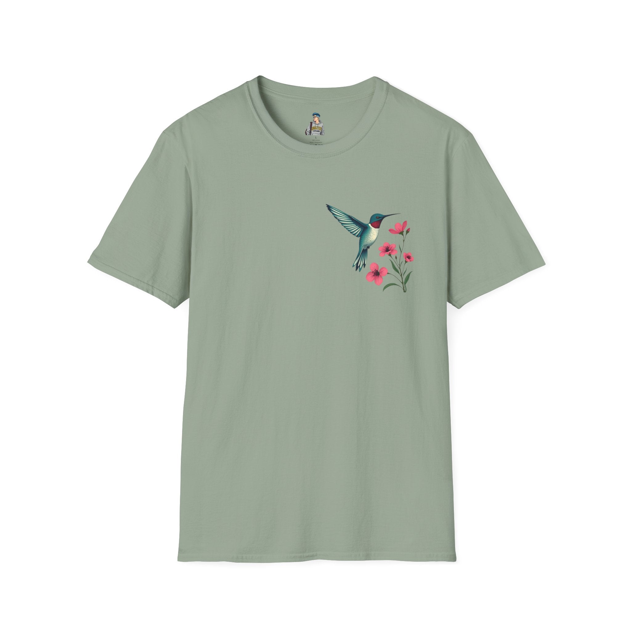 Floral Hummingbird T-Shirt - EqualiTees.Me