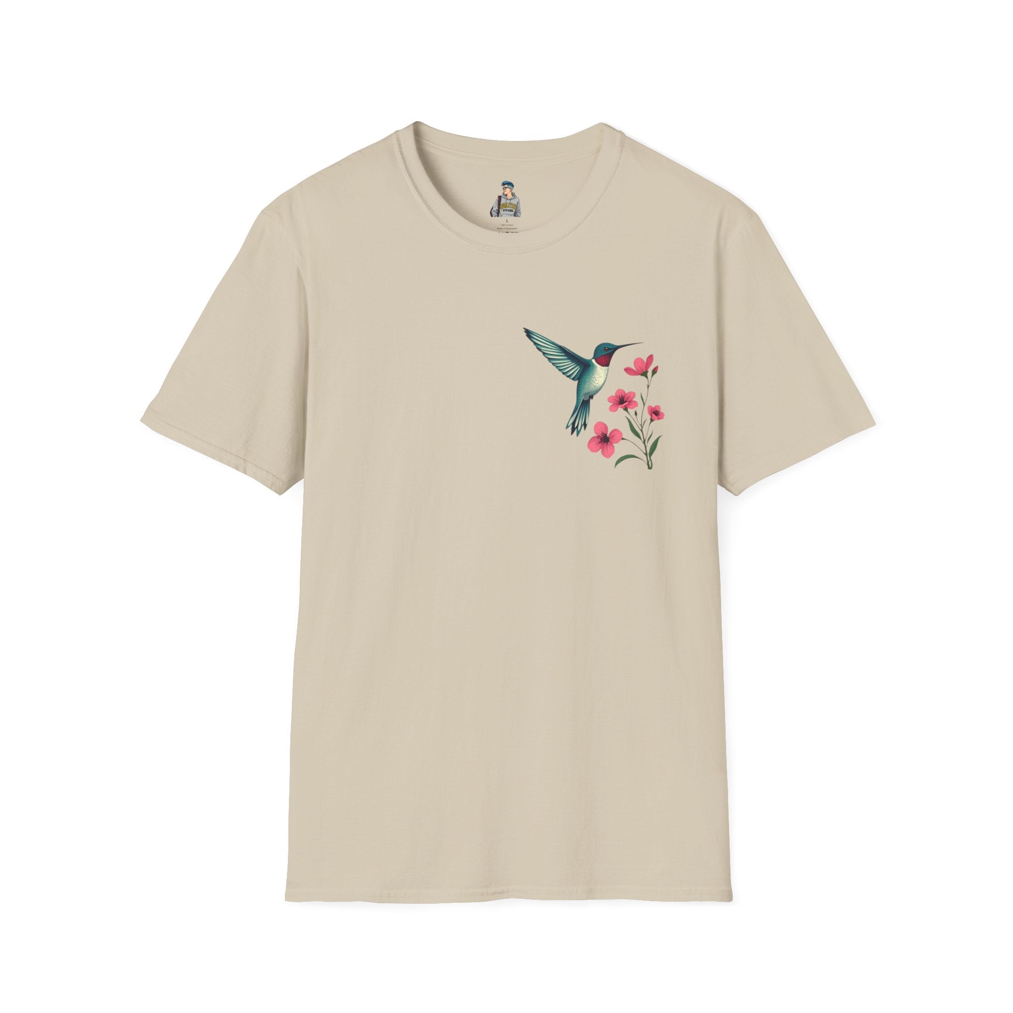 Floral Hummingbird T-Shirt - EqualiTees.Me