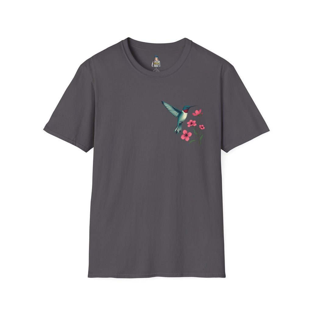 Floral Hummingbird T-Shirt - EqualiTees.Me