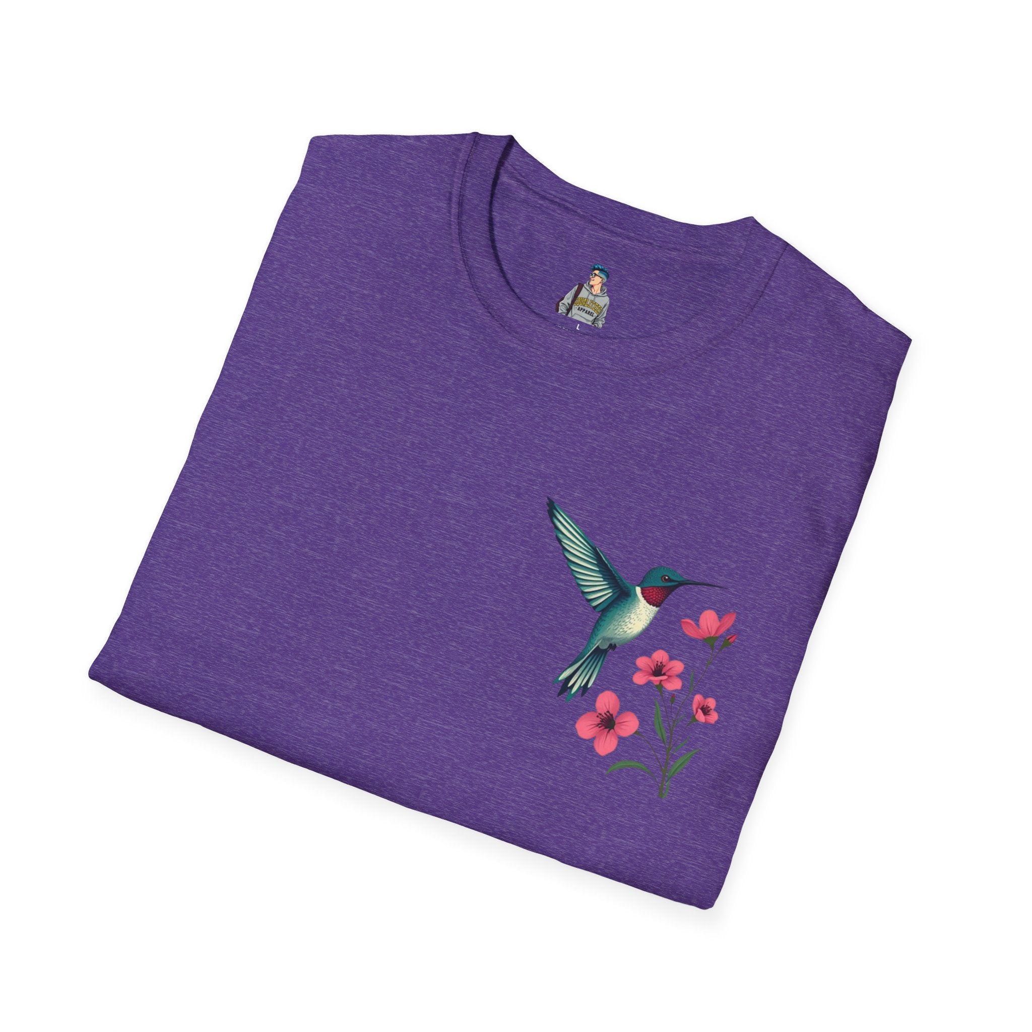 Floral Hummingbird T-Shirt - EqualiTees.Me