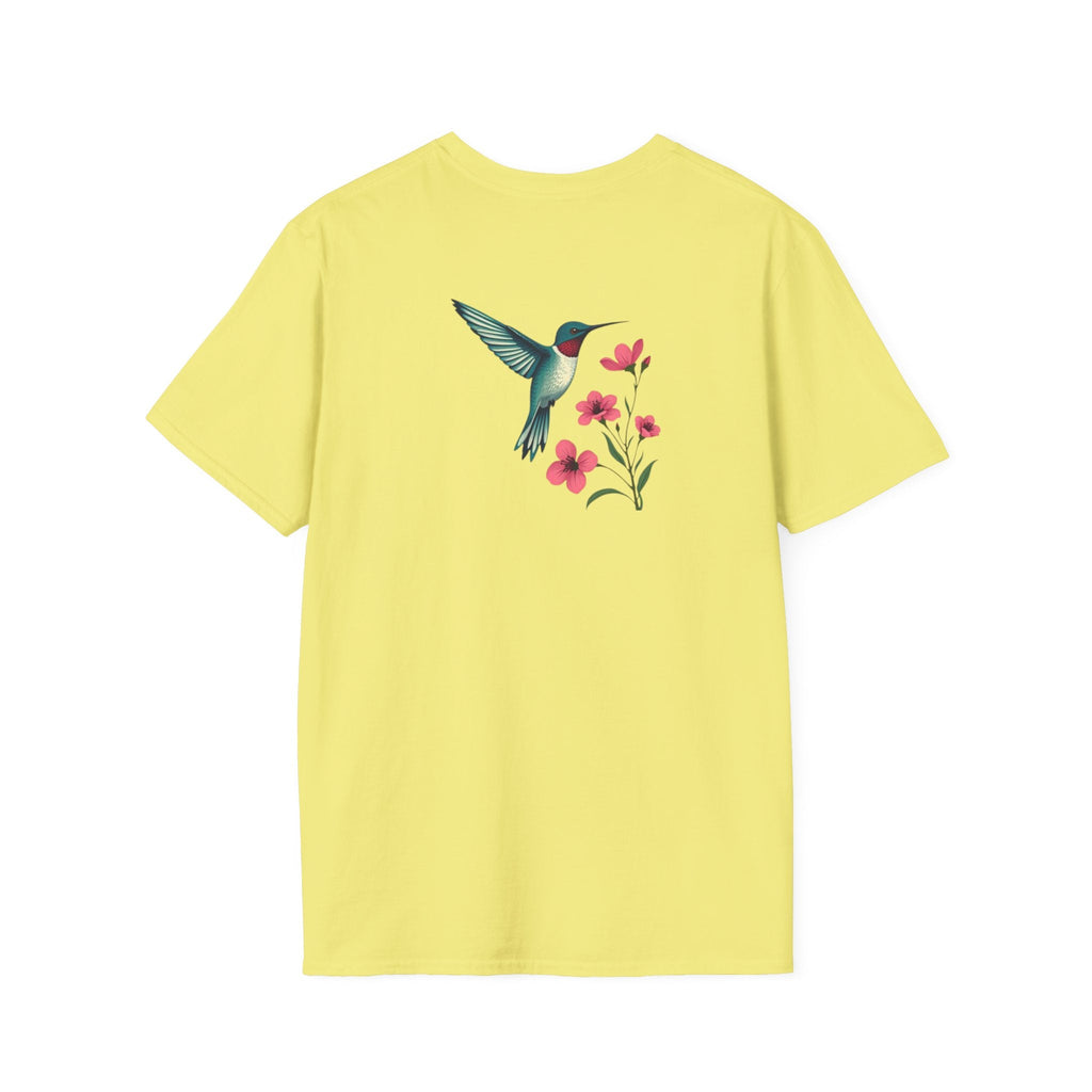 Floral Hummingbird T-Shirt - EqualiTees.Me