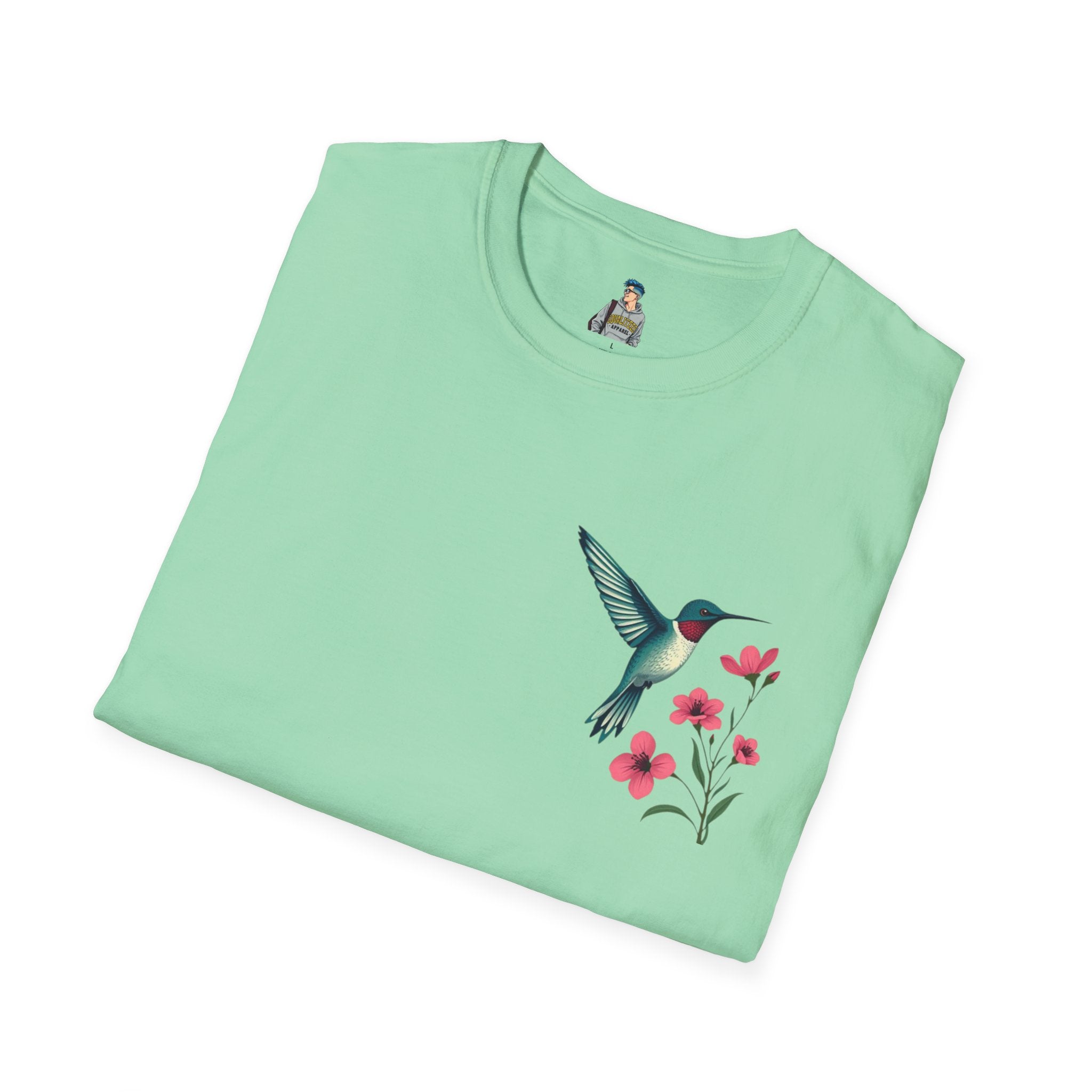 Floral Hummingbird T-Shirt - EqualiTees.Me