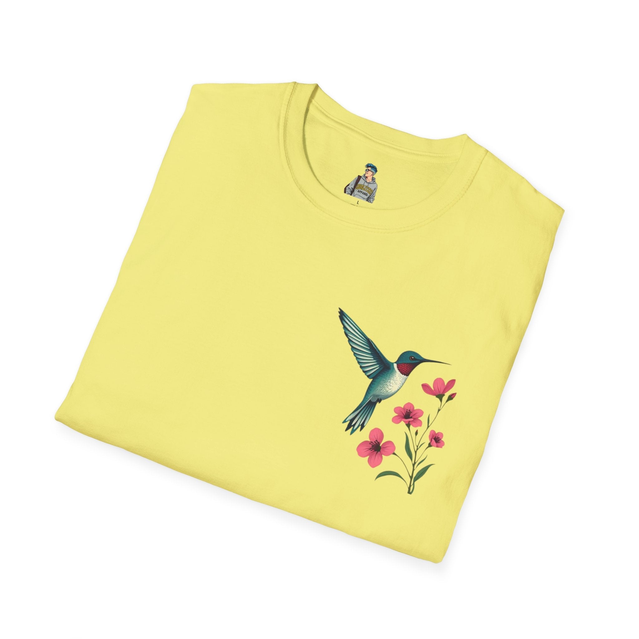 Floral Hummingbird T-Shirt - EqualiTees.Me