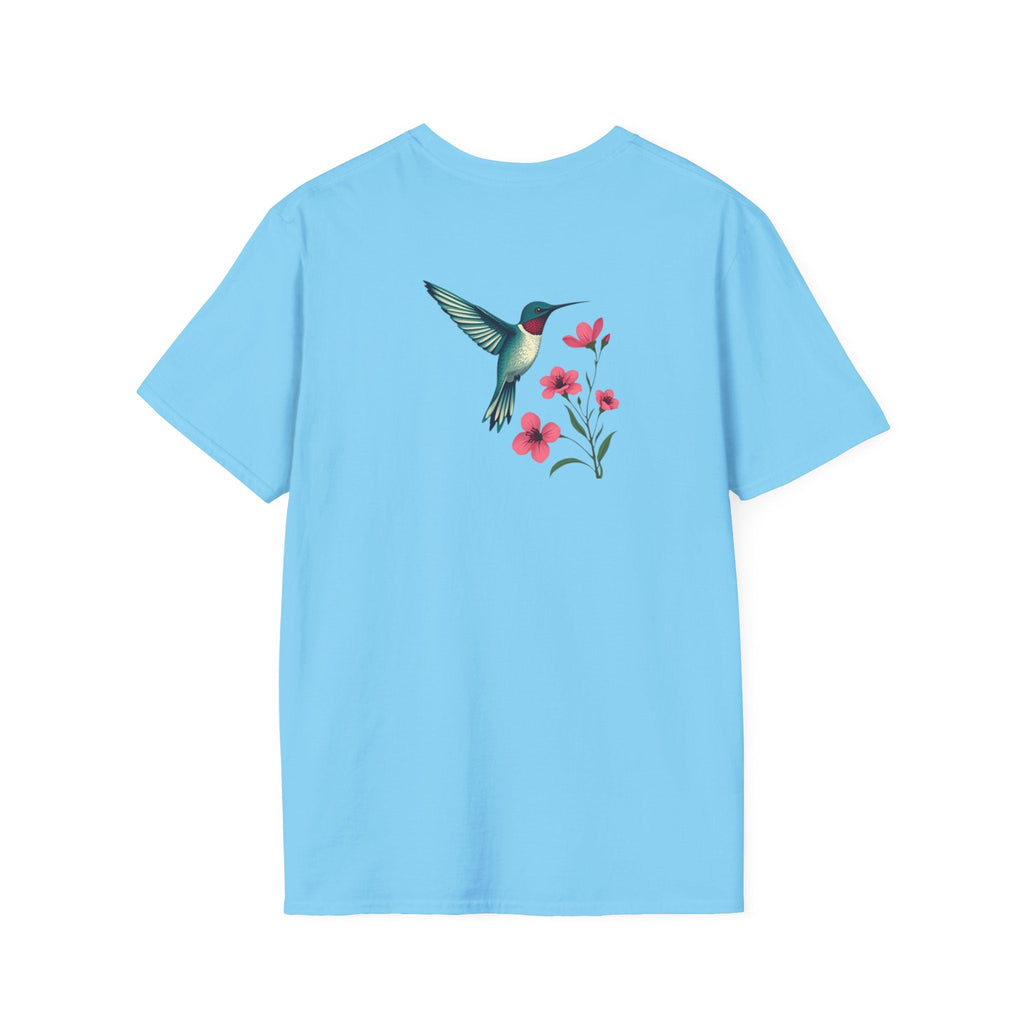 Floral Hummingbird T-Shirt - EqualiTees.Me
