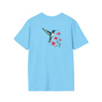 Floral Hummingbird T-Shirt - EqualiTees.Me
