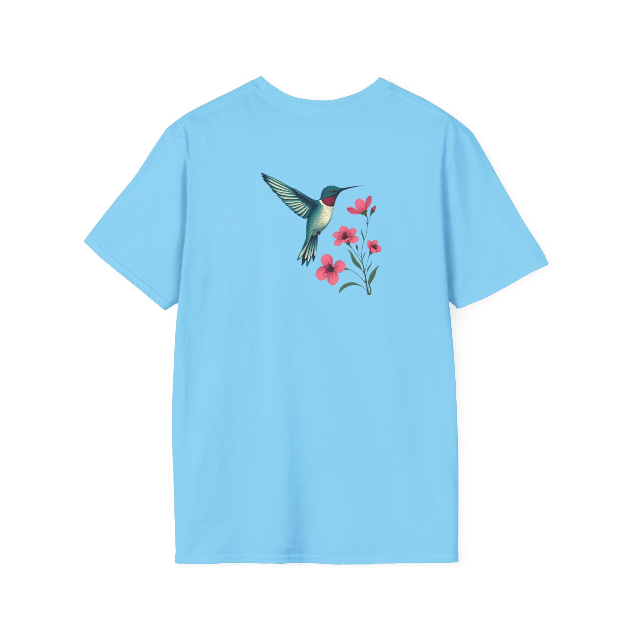 Floral Hummingbird T-Shirt - EqualiTees.Me