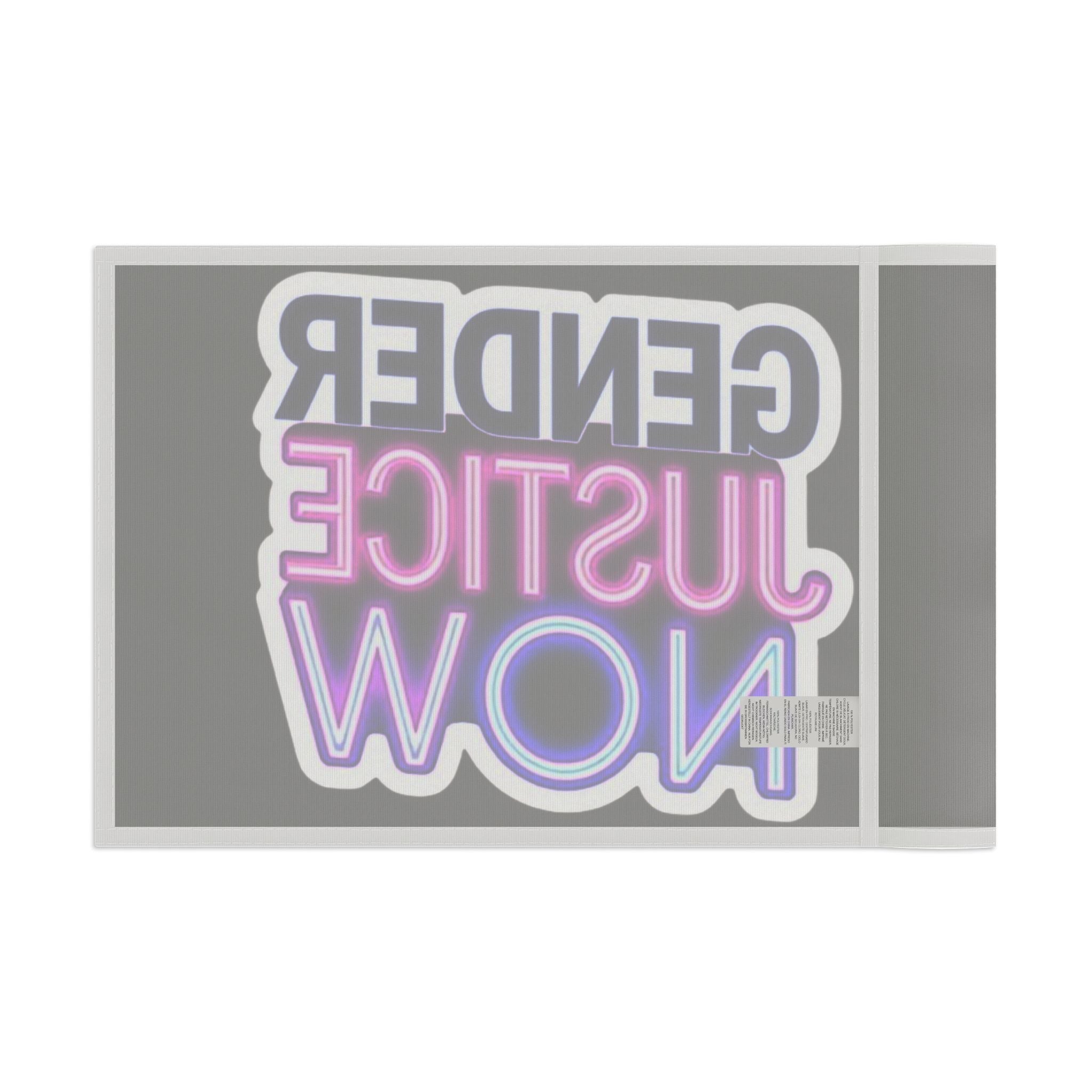 Gender Justice Now - Protest Flag - EqualiTees.Me