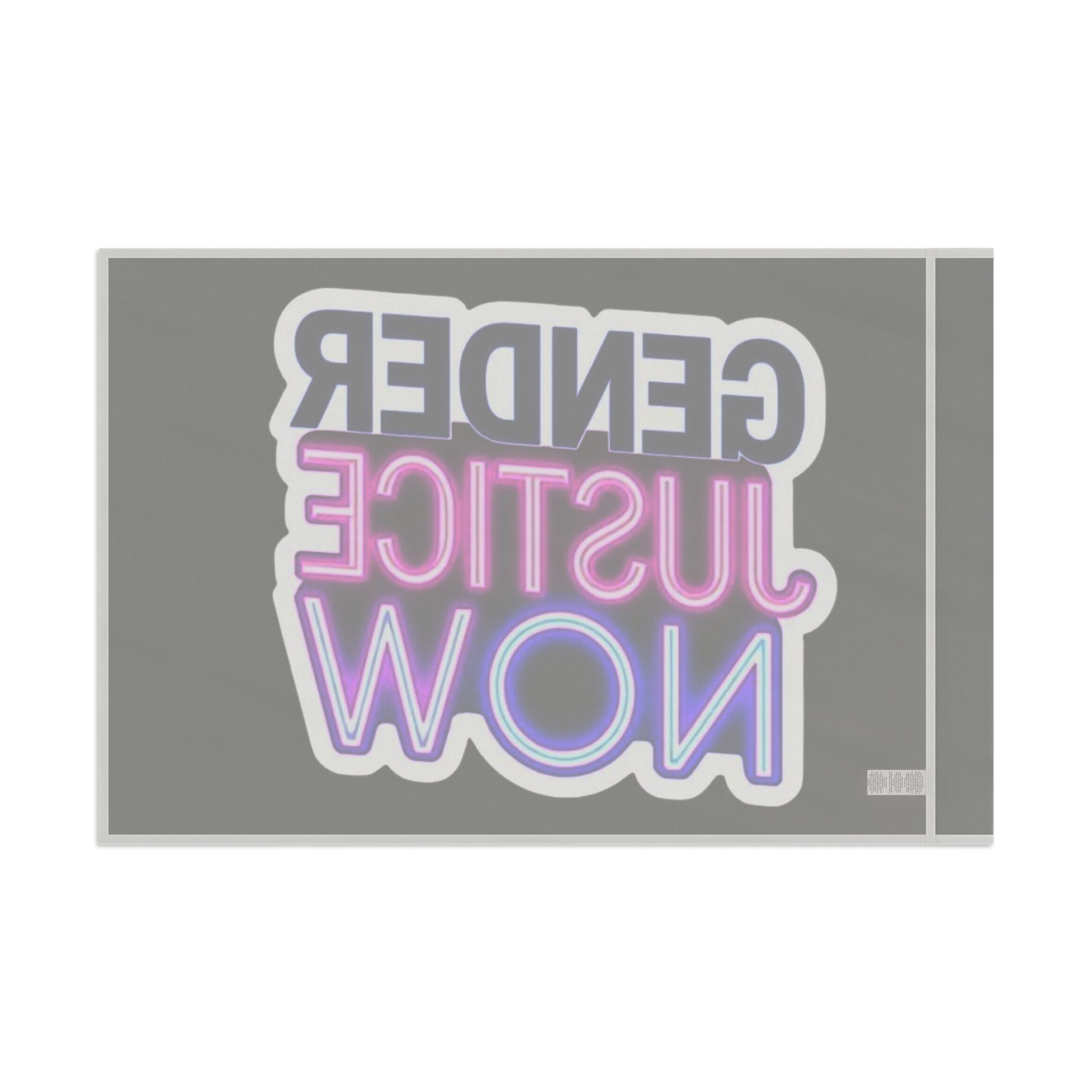 Gender Justice Now - Protest Flag - EqualiTees.Me