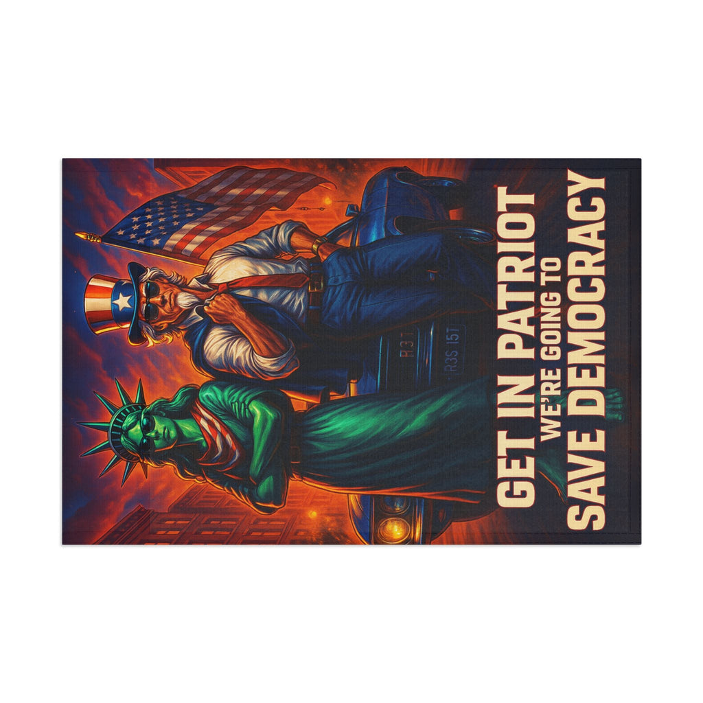 Get In Patriot - Protest Flag - EqualiTees.Me