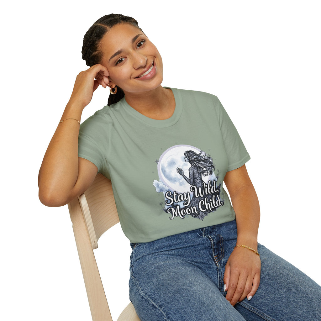 Gypsy Moon T-Shirt - Stay Wild Moon Child - EqualiTees.Me