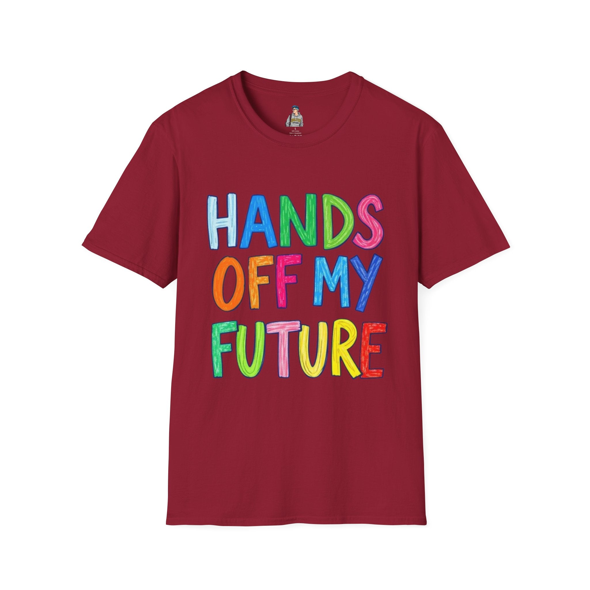 HANDS OFF MY FUTURE Political Statement T-Shirt - EqualiTees.Me