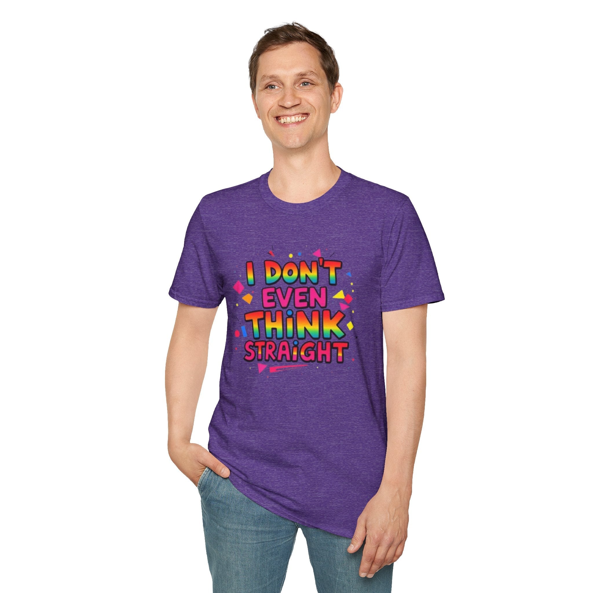 I Don't Even Think Straight Pride Tee - EqualiTees.Me