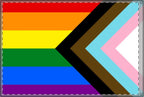 Inclusive Rainbow Pride Double Sided Flag - Celebrate Inclusivity and Diversity - EqualiTees.Me