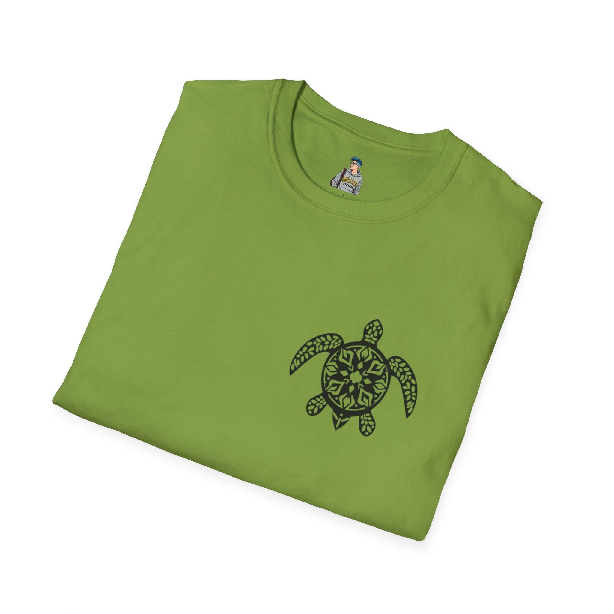 Island Pride Sea Turtle Unisex Softstyle T-shirt - EqualiTees.Me