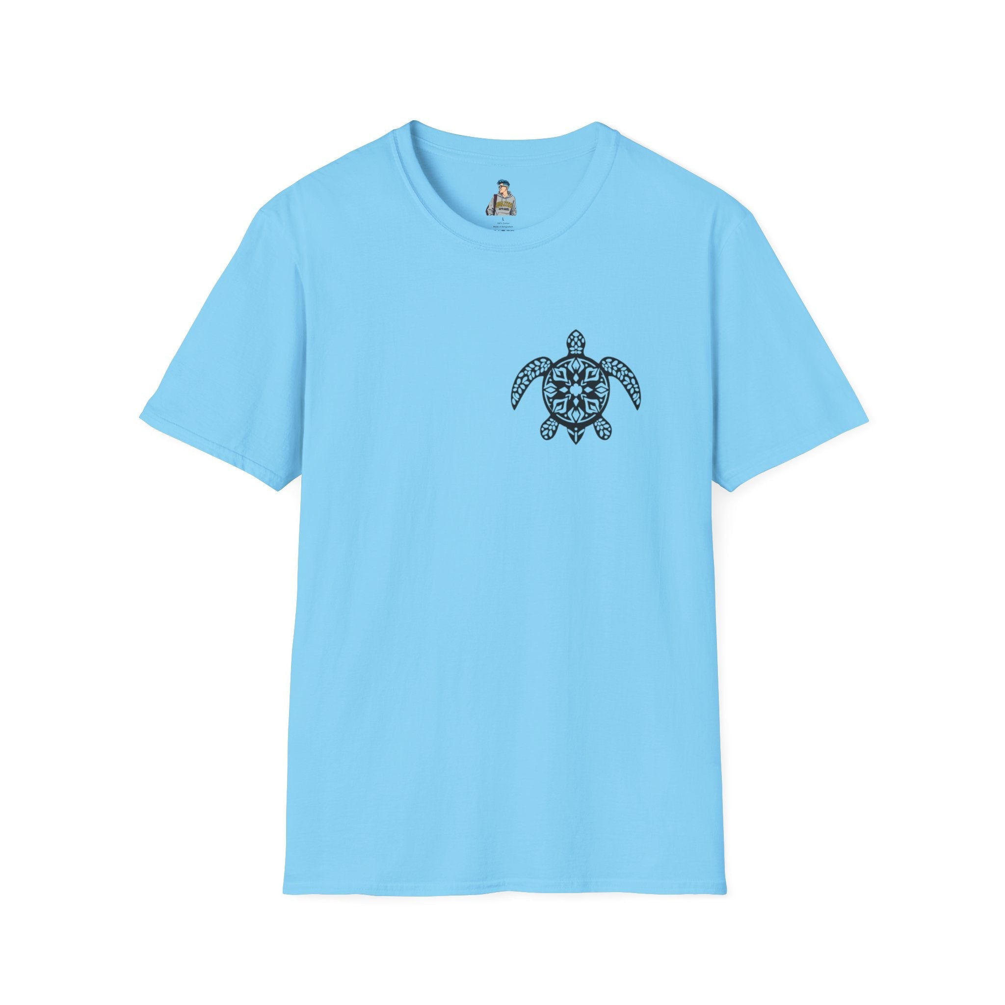 Island Pride Sea Turtle Unisex Softstyle T-shirt - EqualiTees.Me