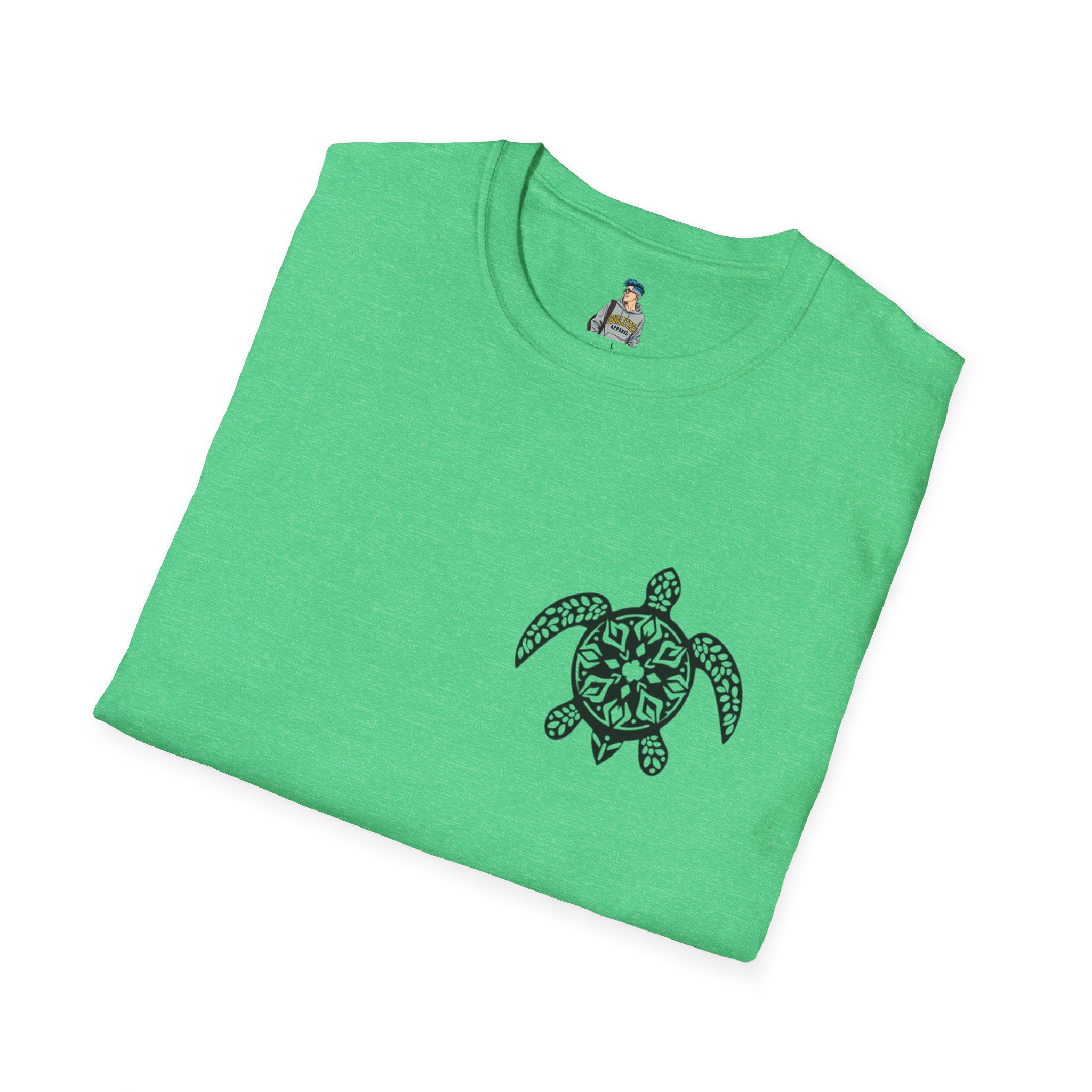 Island Pride Sea Turtle Unisex Softstyle T-shirt - EqualiTees.Me