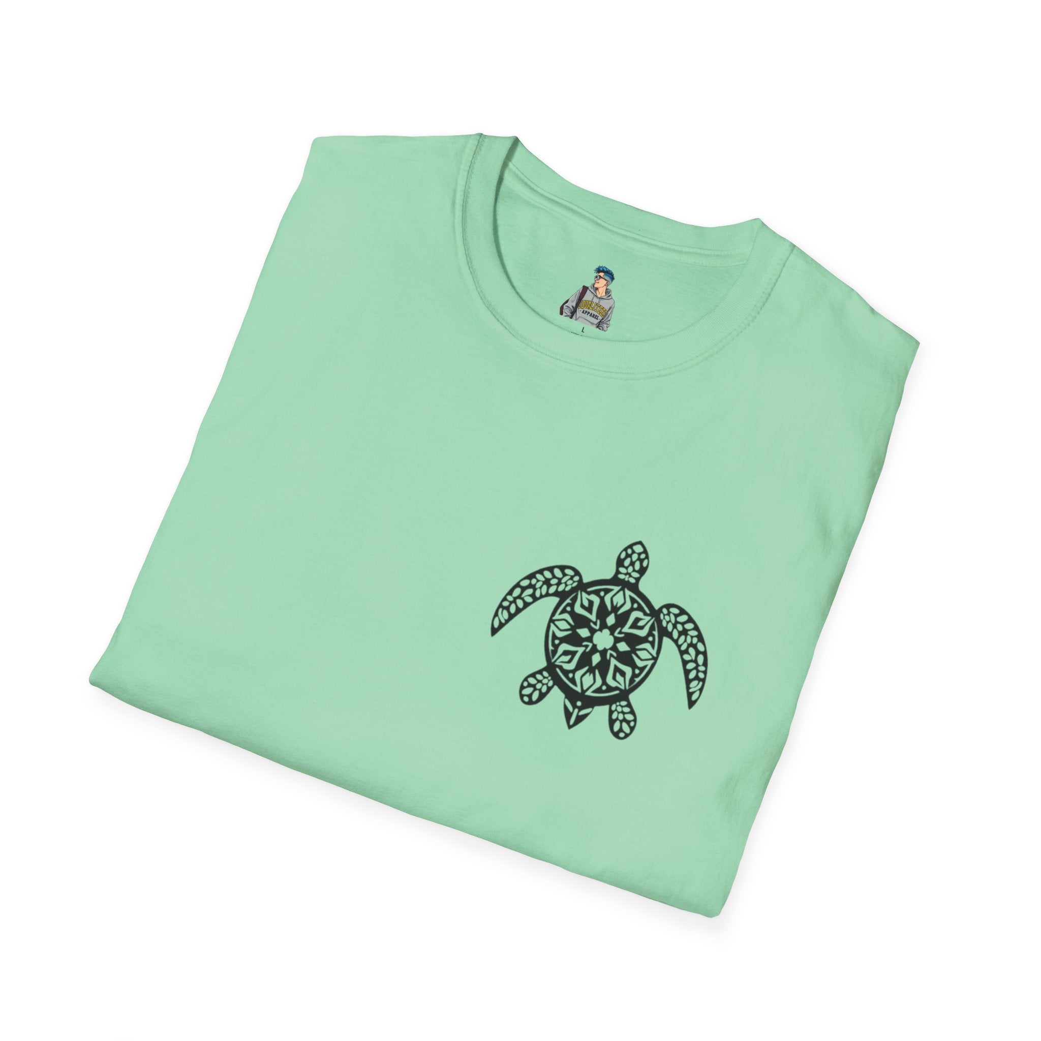 Island Pride Sea Turtle Unisex Softstyle T-shirt - EqualiTees.Me