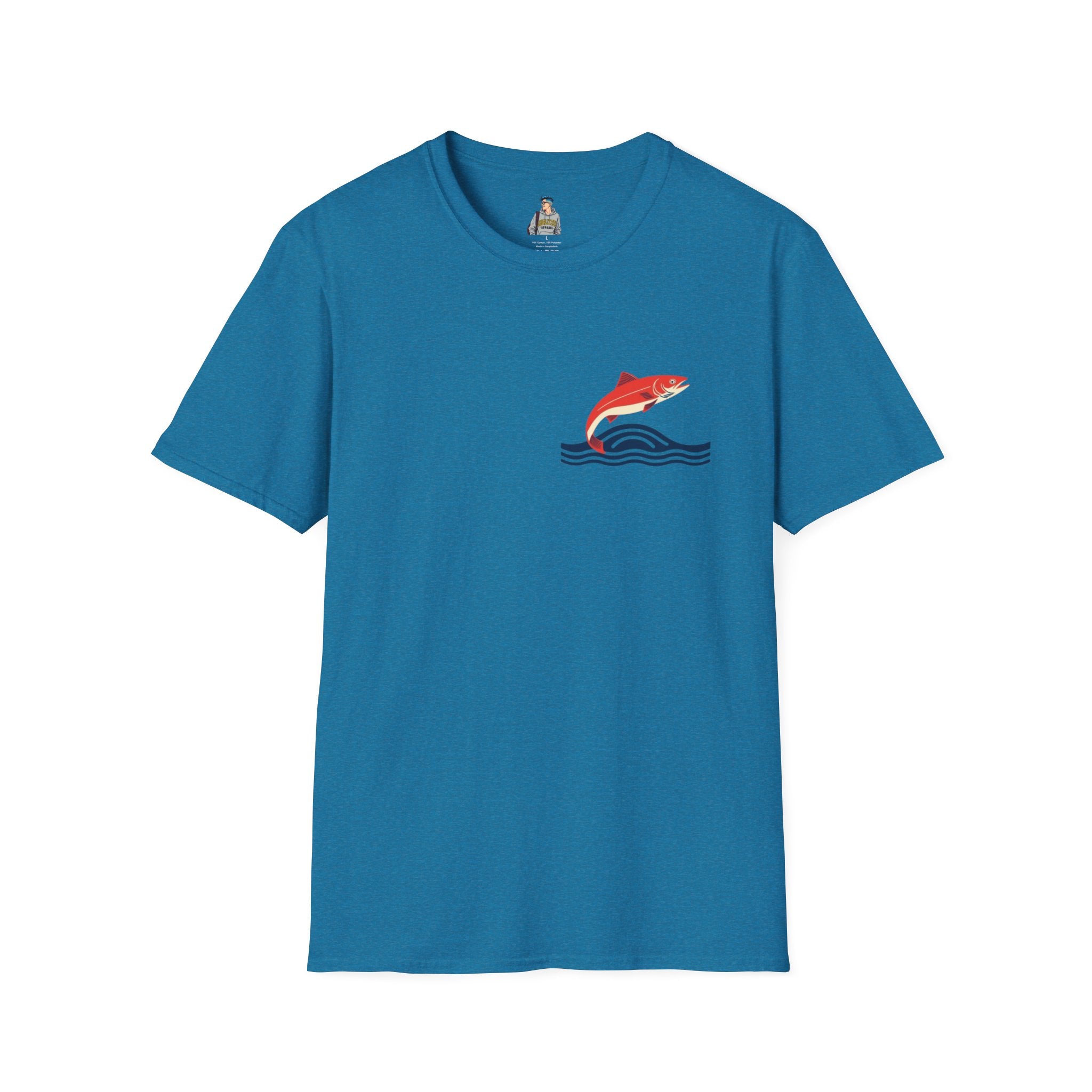 Jumping Salmon Native Pride Softstyle Unisex T-shirt - EqualiTees.Me
