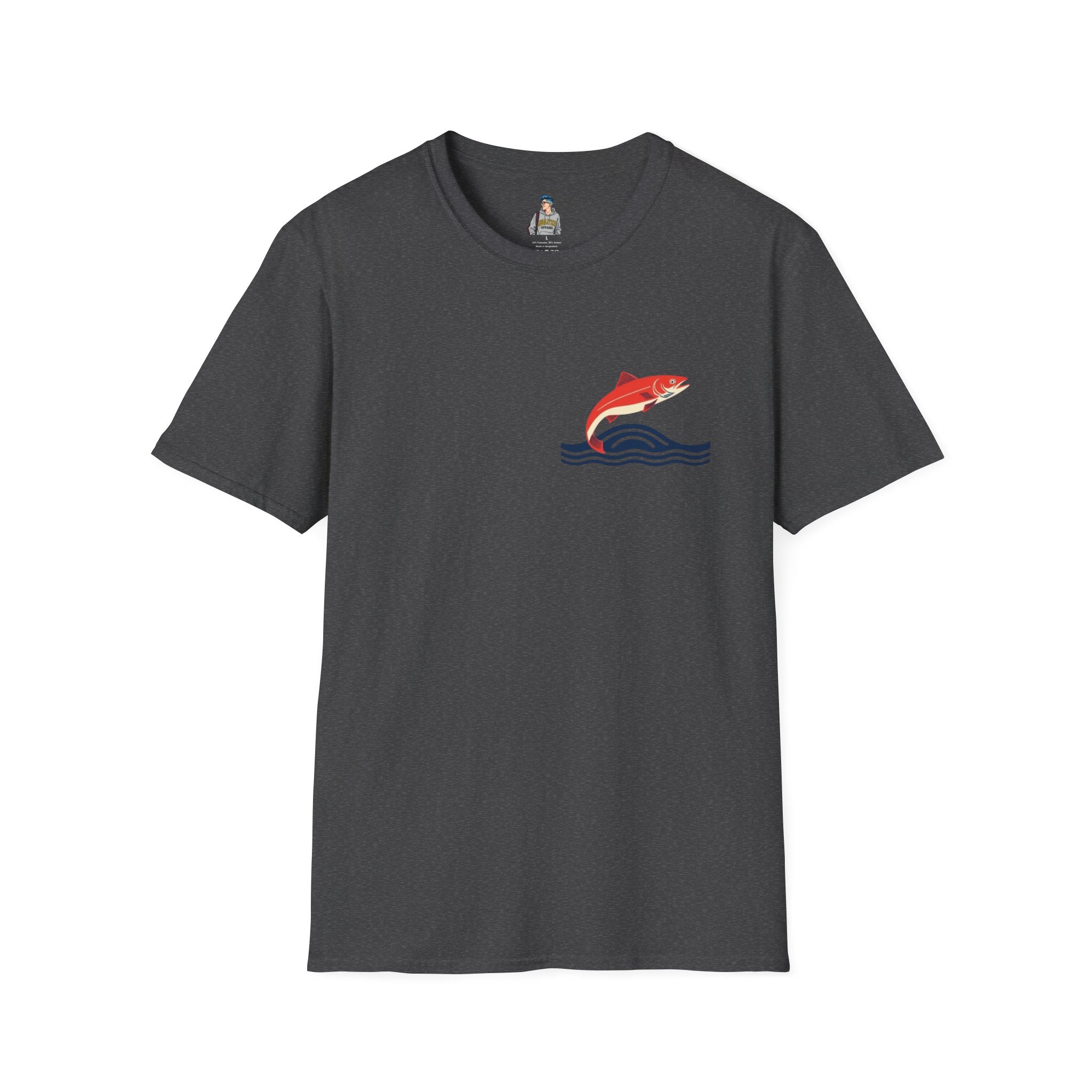 Jumping Salmon Native Pride Softstyle Unisex T-shirt - EqualiTees.Me
