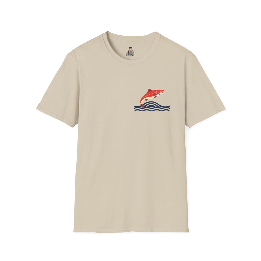 Jumping Salmon Native Pride Softstyle Unisex T-shirt - EqualiTees.Me