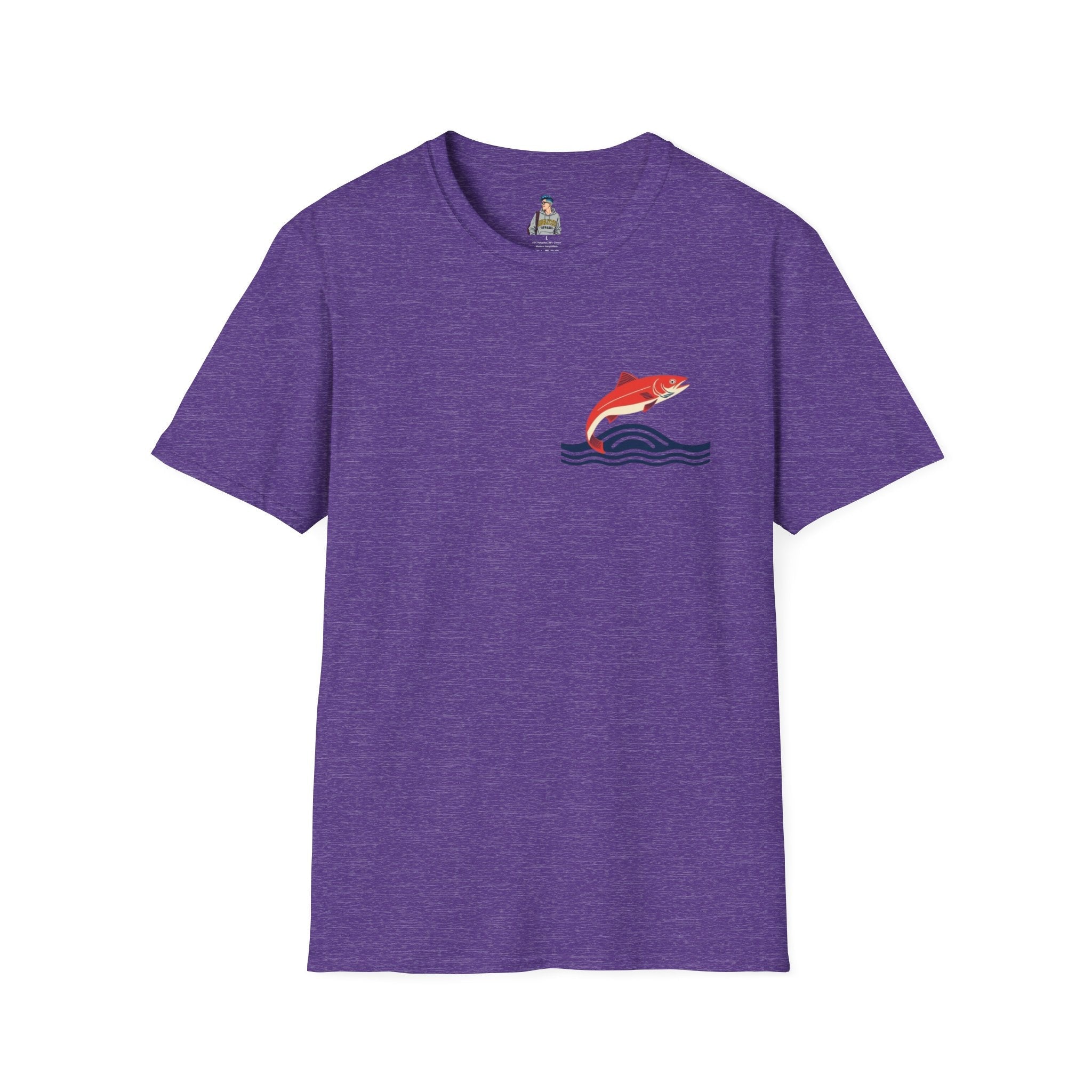 Jumping Salmon Native Pride Softstyle Unisex T-shirt - EqualiTees.Me