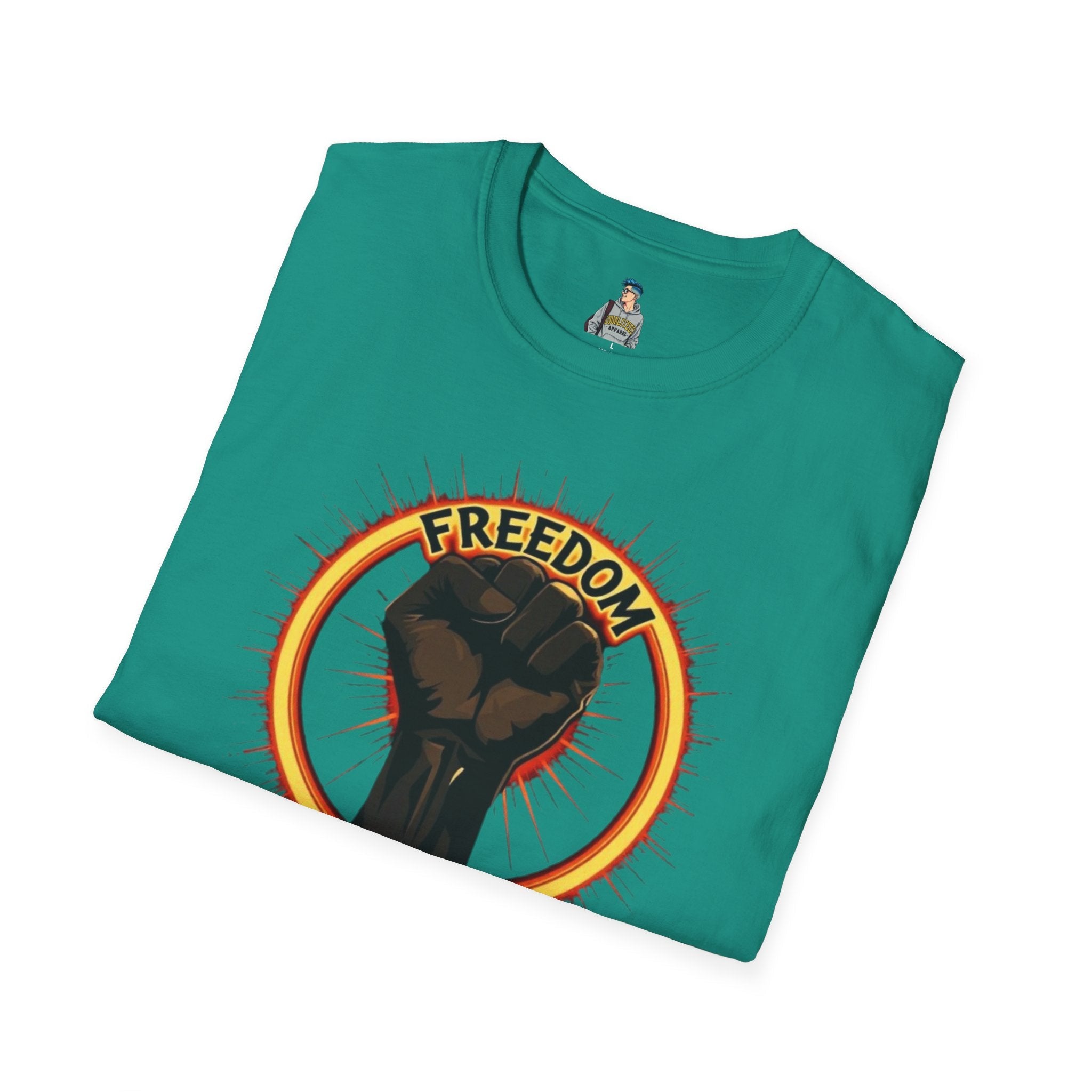 Juneteenth Freedom Unisex Softstyle T-Shirt - EqualiTees.Me