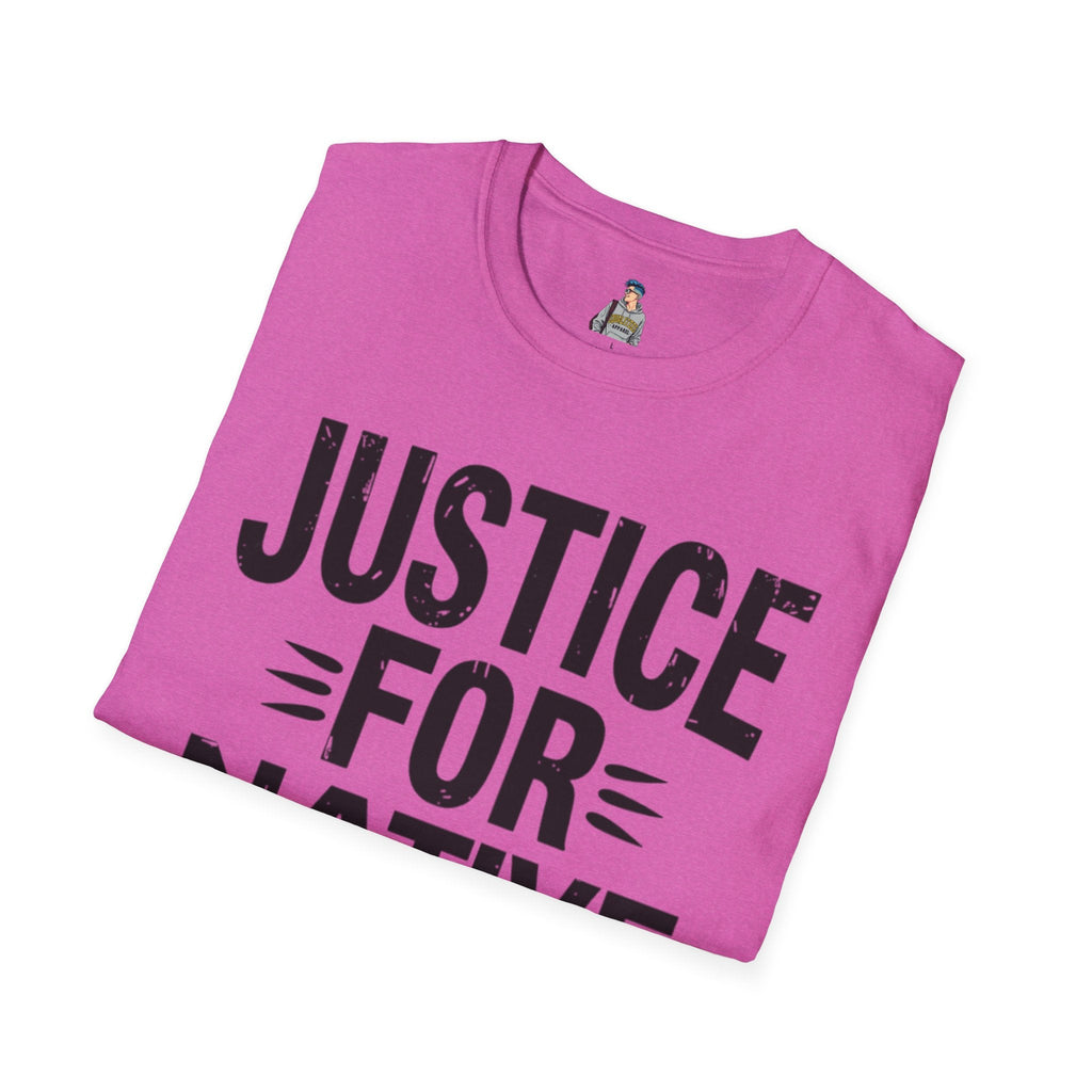 Justice for Native Communities Unisex Softstyle T-Shirt, Activism Tee, Social Justice Apparel, Comfortable Graphic Shirt, Gift for Advocates - EqualiTees.Me
