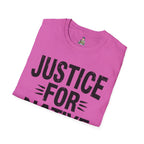 Justice for Native Communities Unisex Softstyle T-Shirt, Activism Tee, Social Justice Apparel, Comfortable Graphic Shirt, Gift for Advocates - EqualiTees.Me