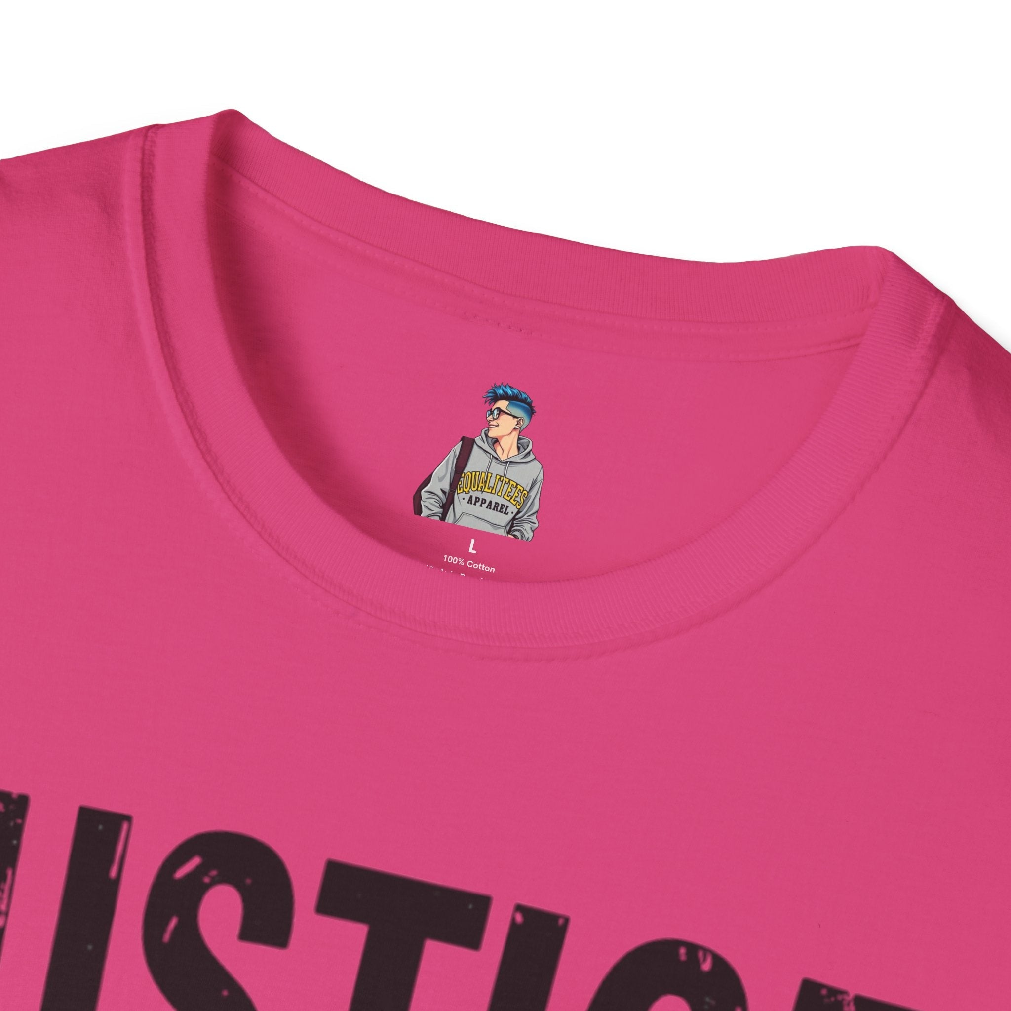 Justice for Native Communities Unisex Softstyle T-Shirt, Activism Tee, Social Justice Apparel, Comfortable Graphic Shirt, Gift for Advocates - EqualiTees.Me