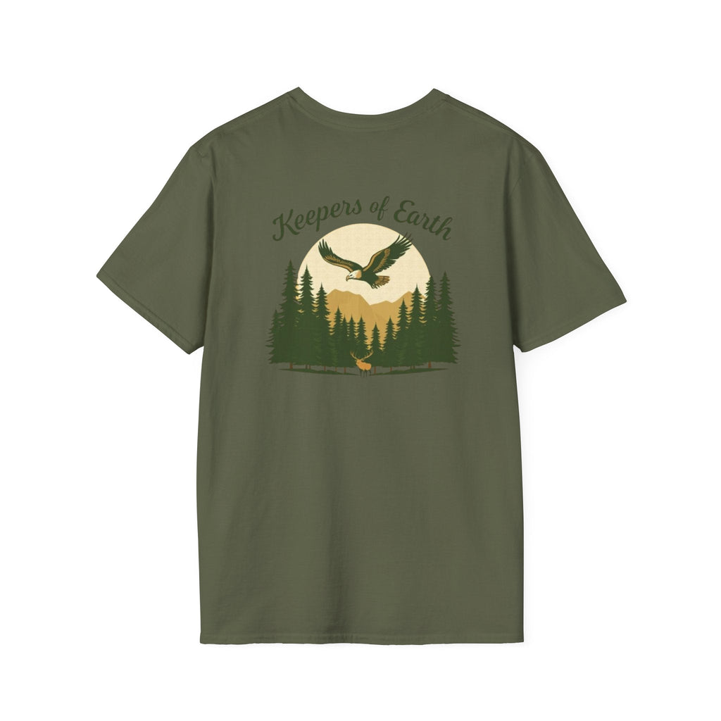 Keepers of the Earth Eagle and Elk T-shirt - EqualiTees.Me