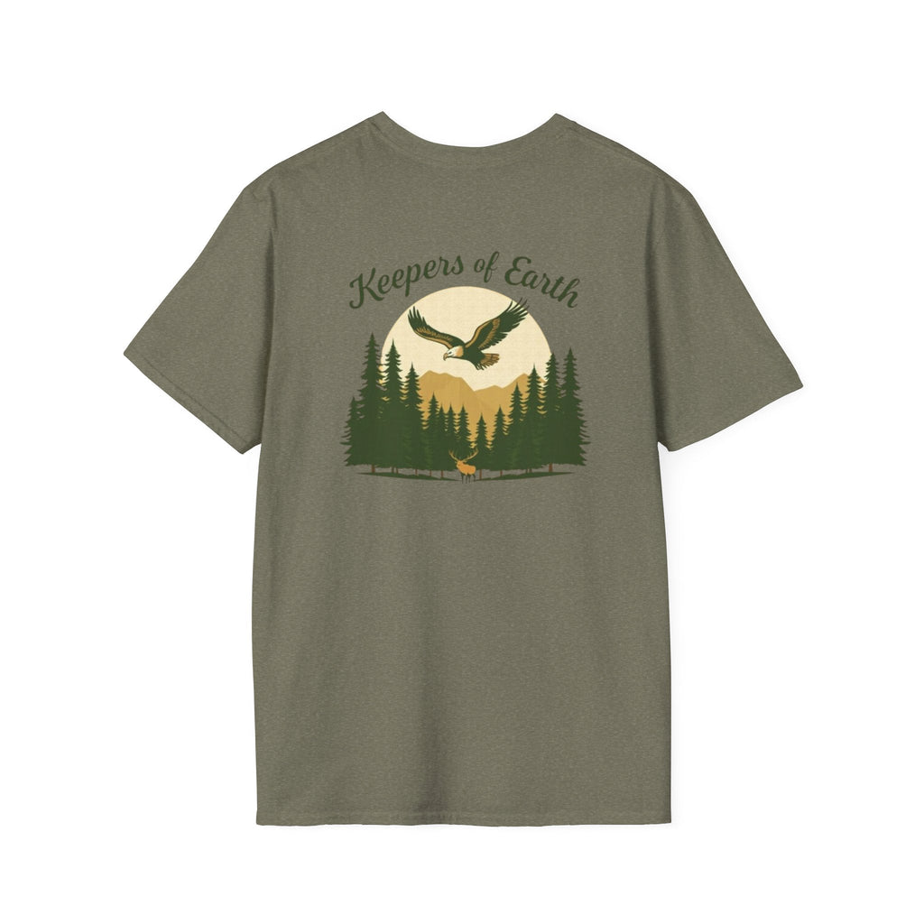 Keepers of the Earth Eagle and Elk T-shirt - EqualiTees.Me