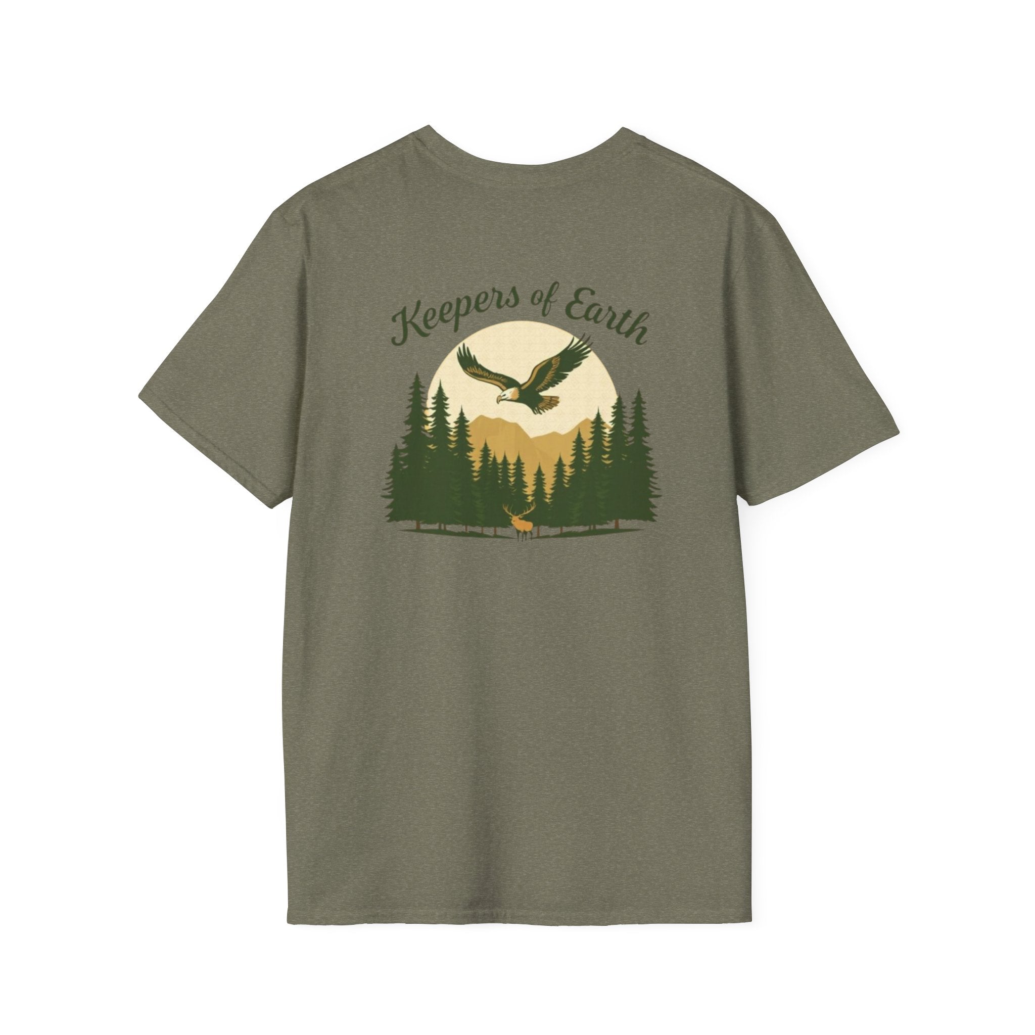 Keepers of the Earth Eagle and Elk T-shirt - EqualiTees.Me