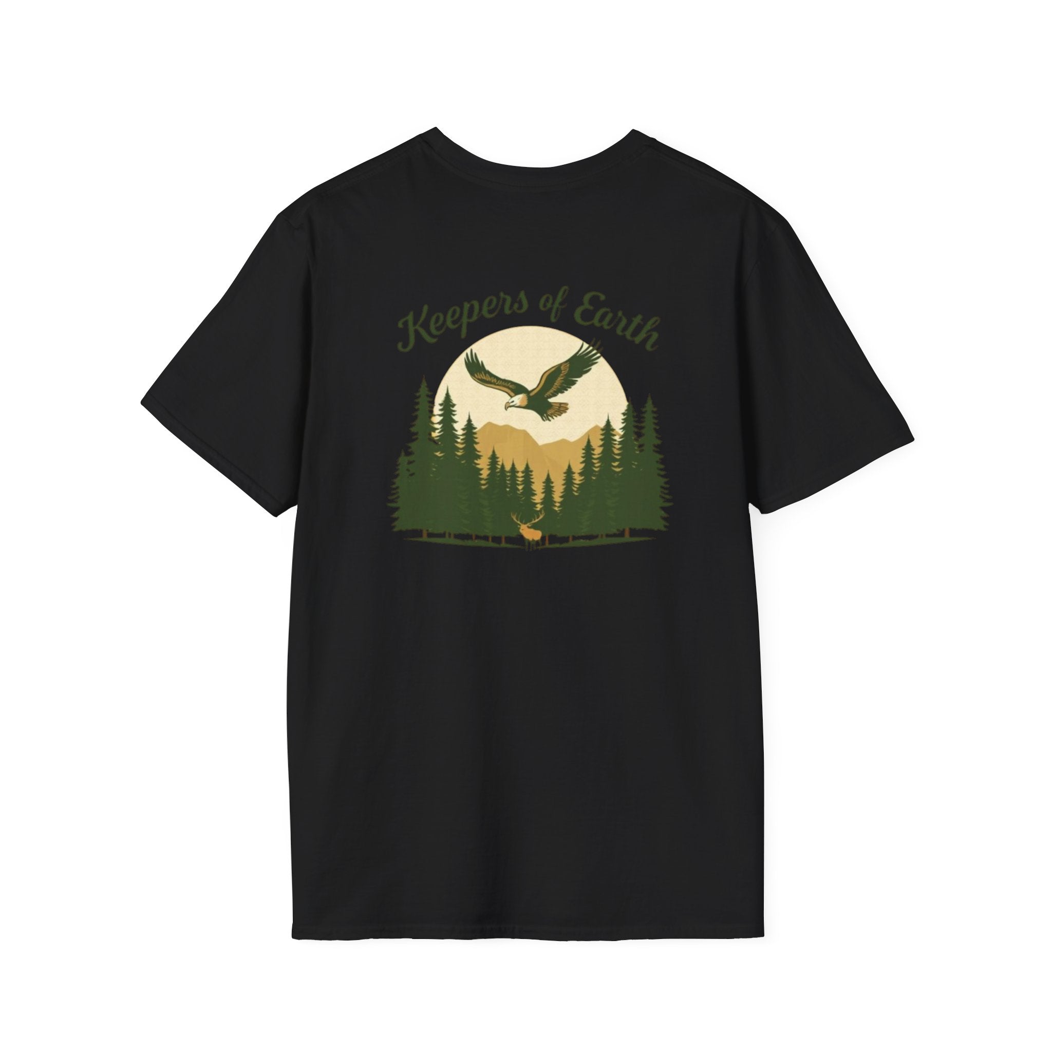 Keepers of the Earth Eagle and Elk T-shirt - EqualiTees.Me