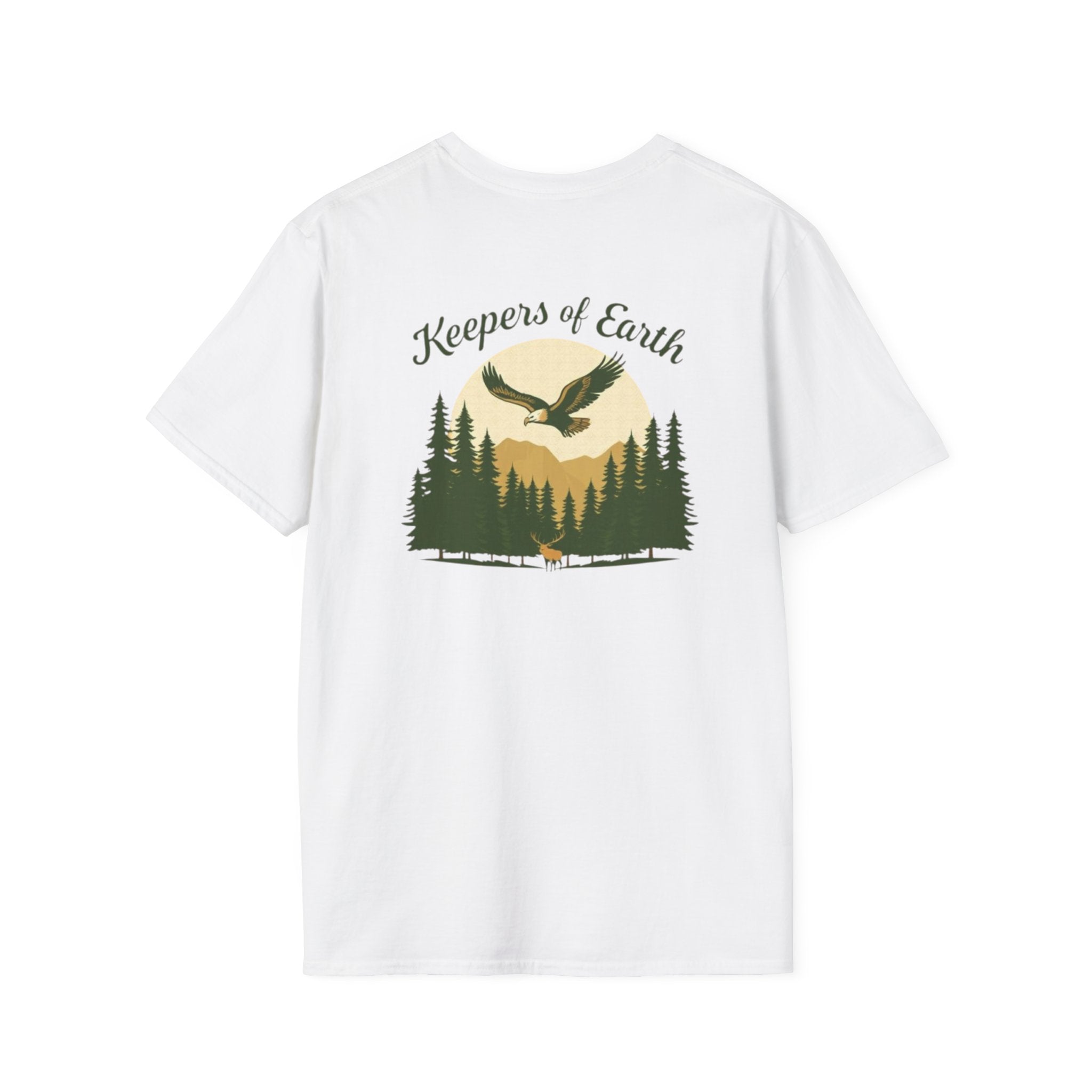 Keepers of the Earth Eagle and Elk T-shirt - EqualiTees.Me