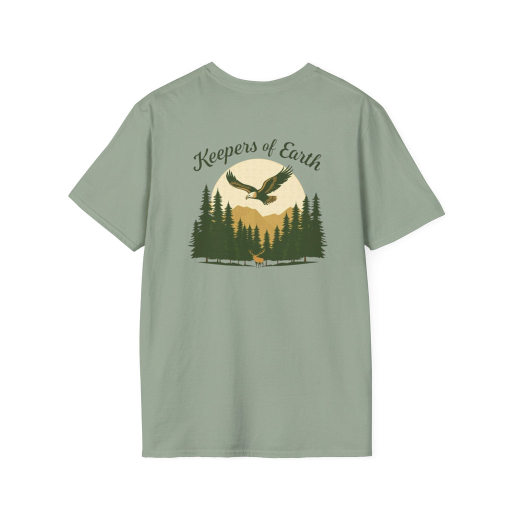 Keepers of the Earth Eagle and Elk T-shirt - EqualiTees.Me
