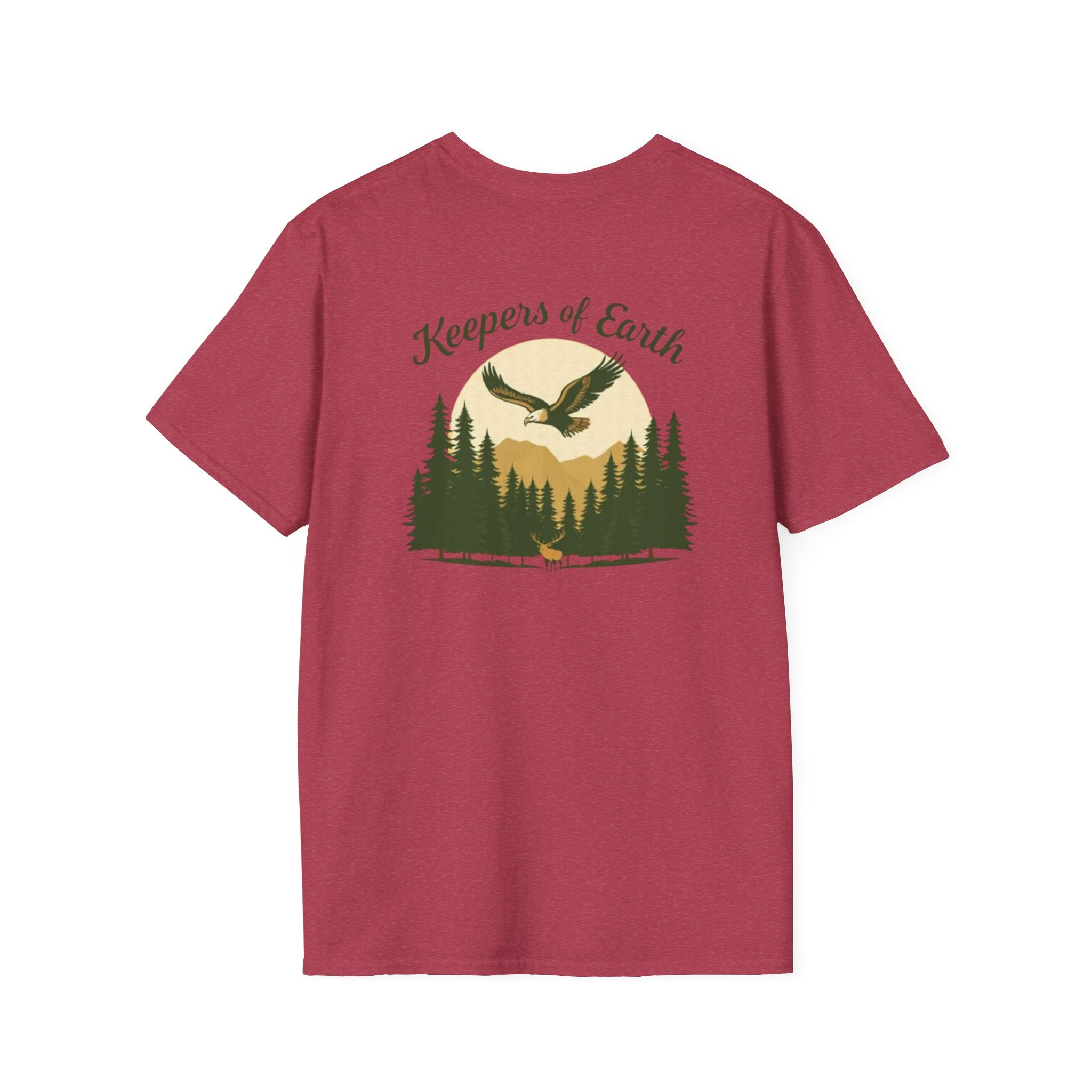 Keepers of the Earth Eagle and Elk T-shirt - EqualiTees.Me