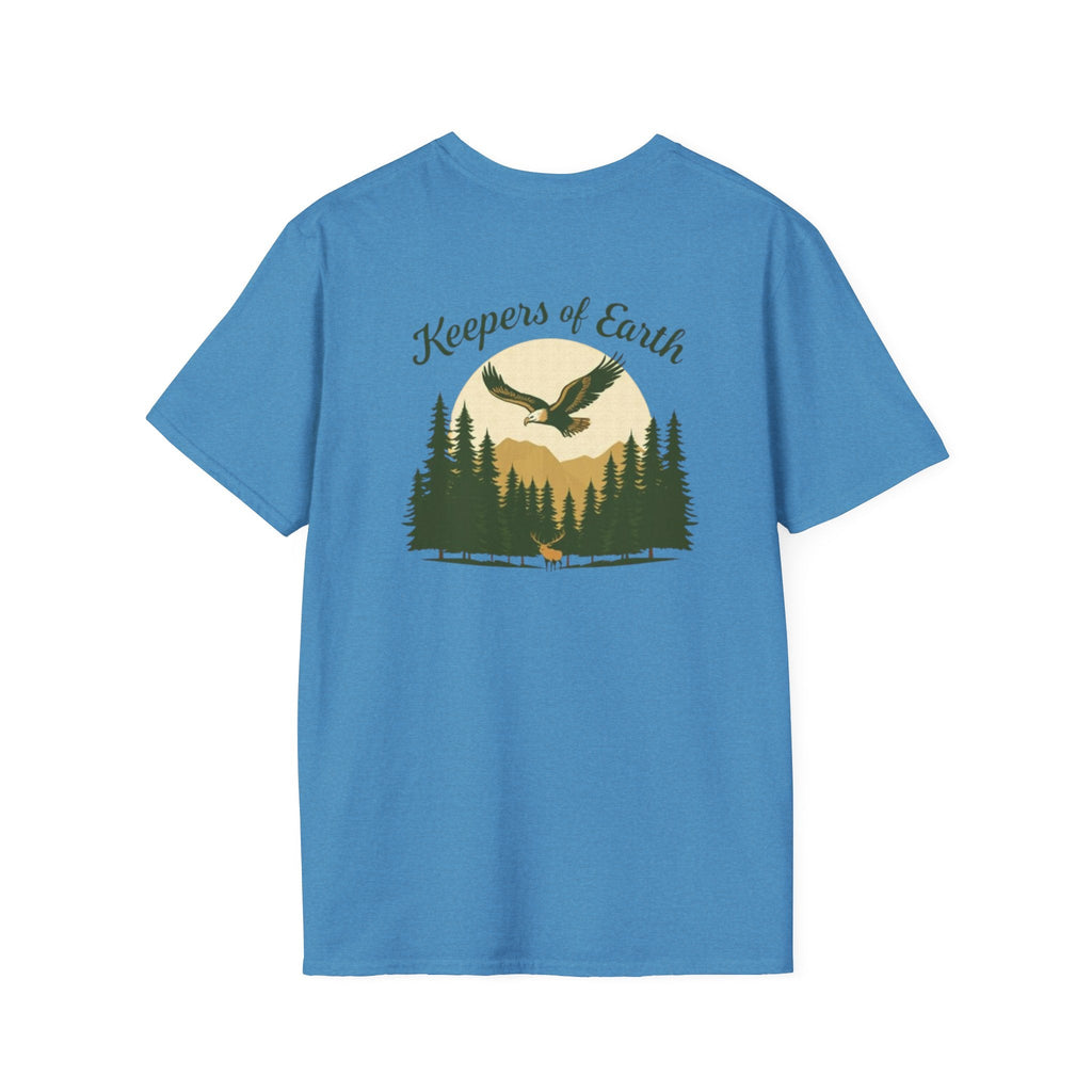 Keepers of the Earth Eagle and Elk T-shirt - EqualiTees.Me