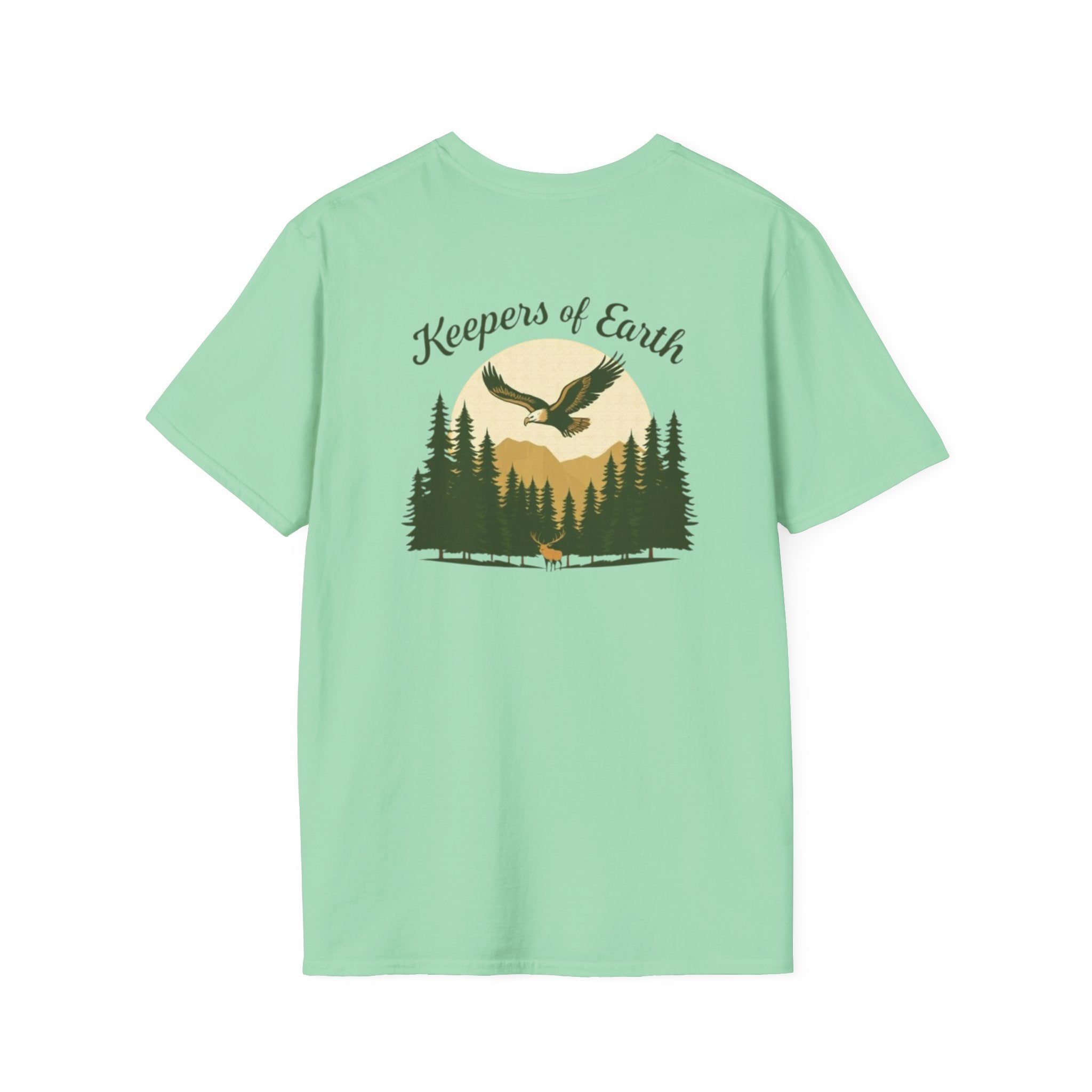 Keepers of the Earth Eagle and Elk T-shirt - EqualiTees.Me
