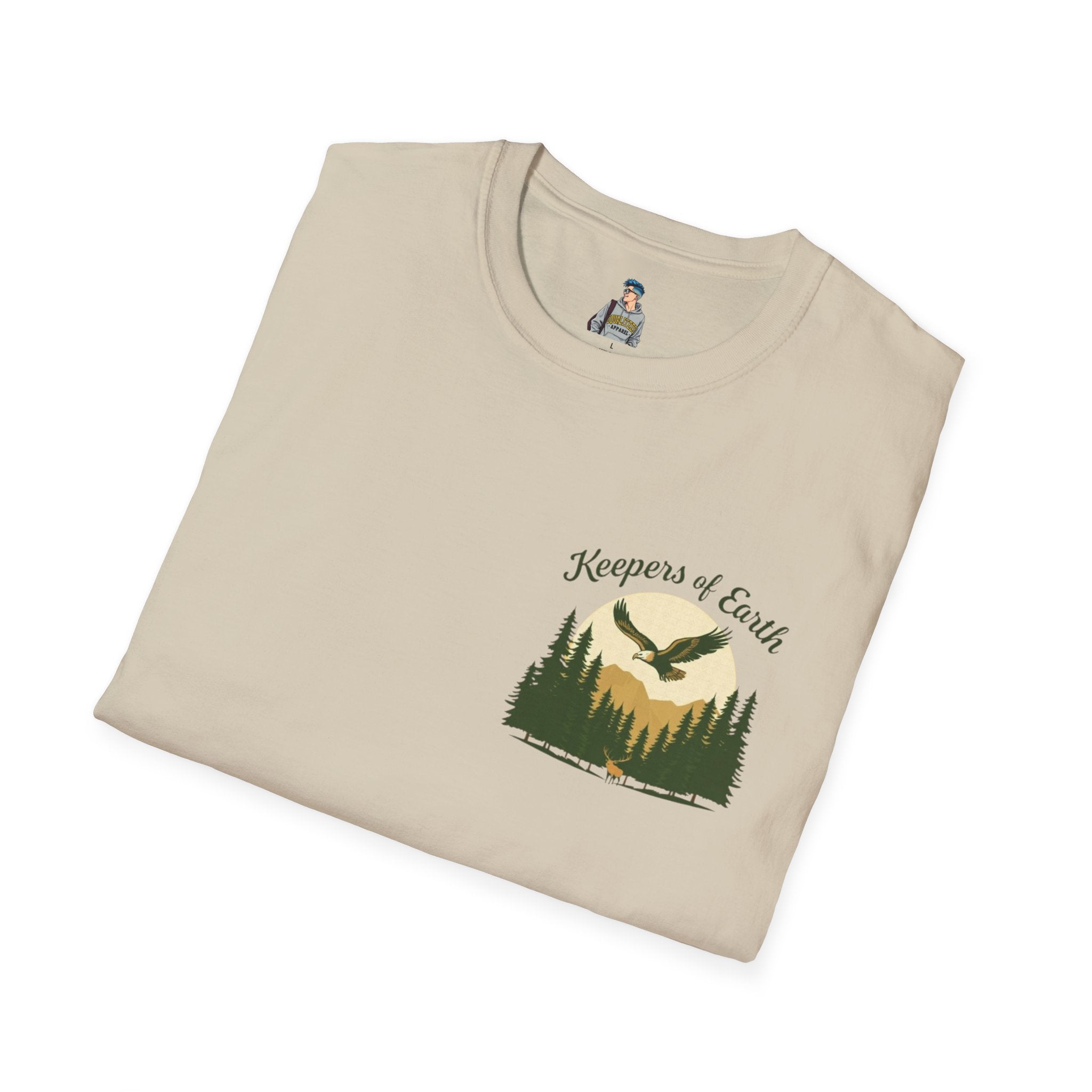Keepers of the Earth Eagle and Elk T-shirt - EqualiTees.Me