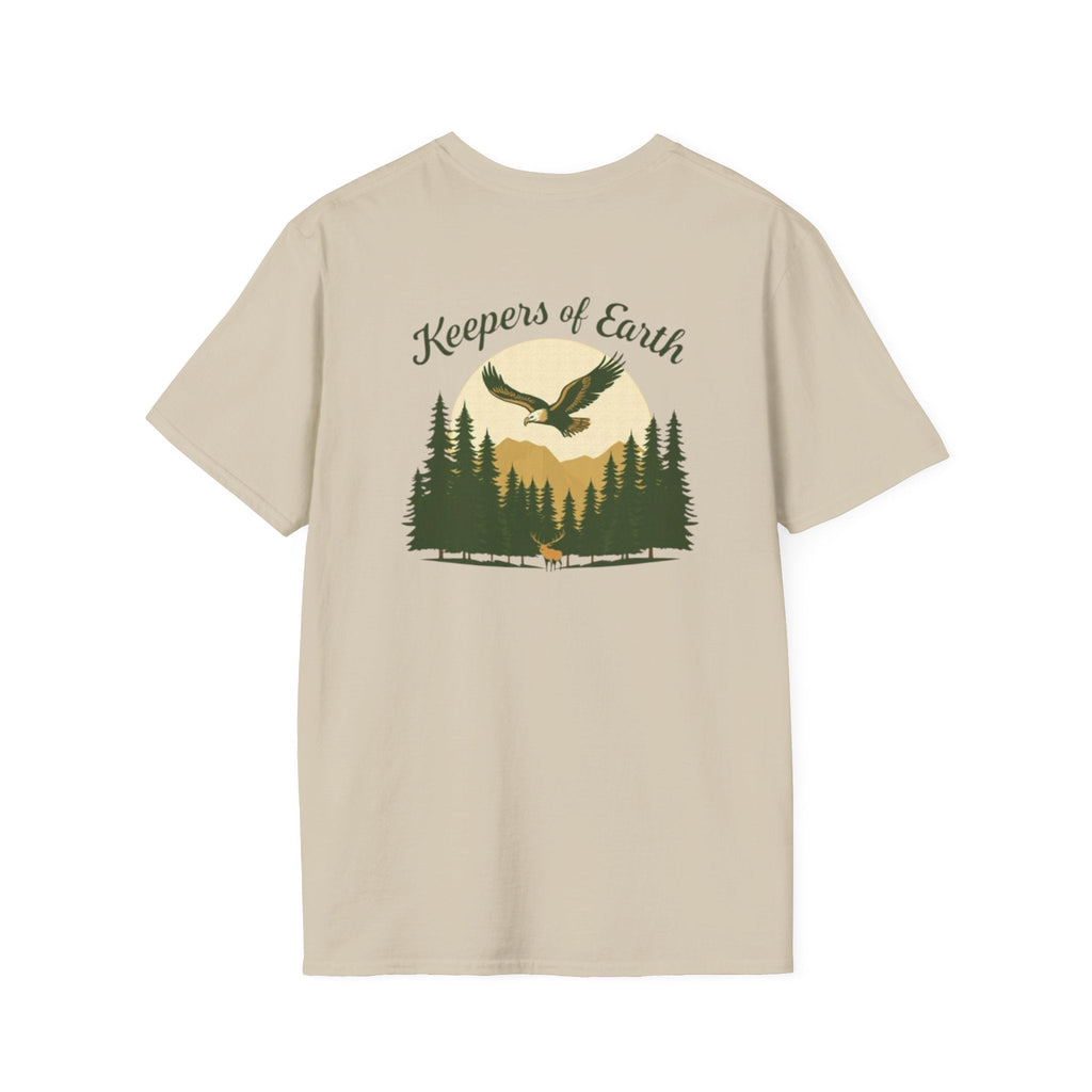 Keepers of the Earth Eagle and Elk T-shirt - EqualiTees.Me