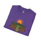 Mountain Scene Unisex Softstyle T-shirt - EqualiTees.Me