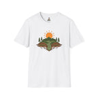 Mountain Scene Unisex Softstyle T-shirt - EqualiTees.Me