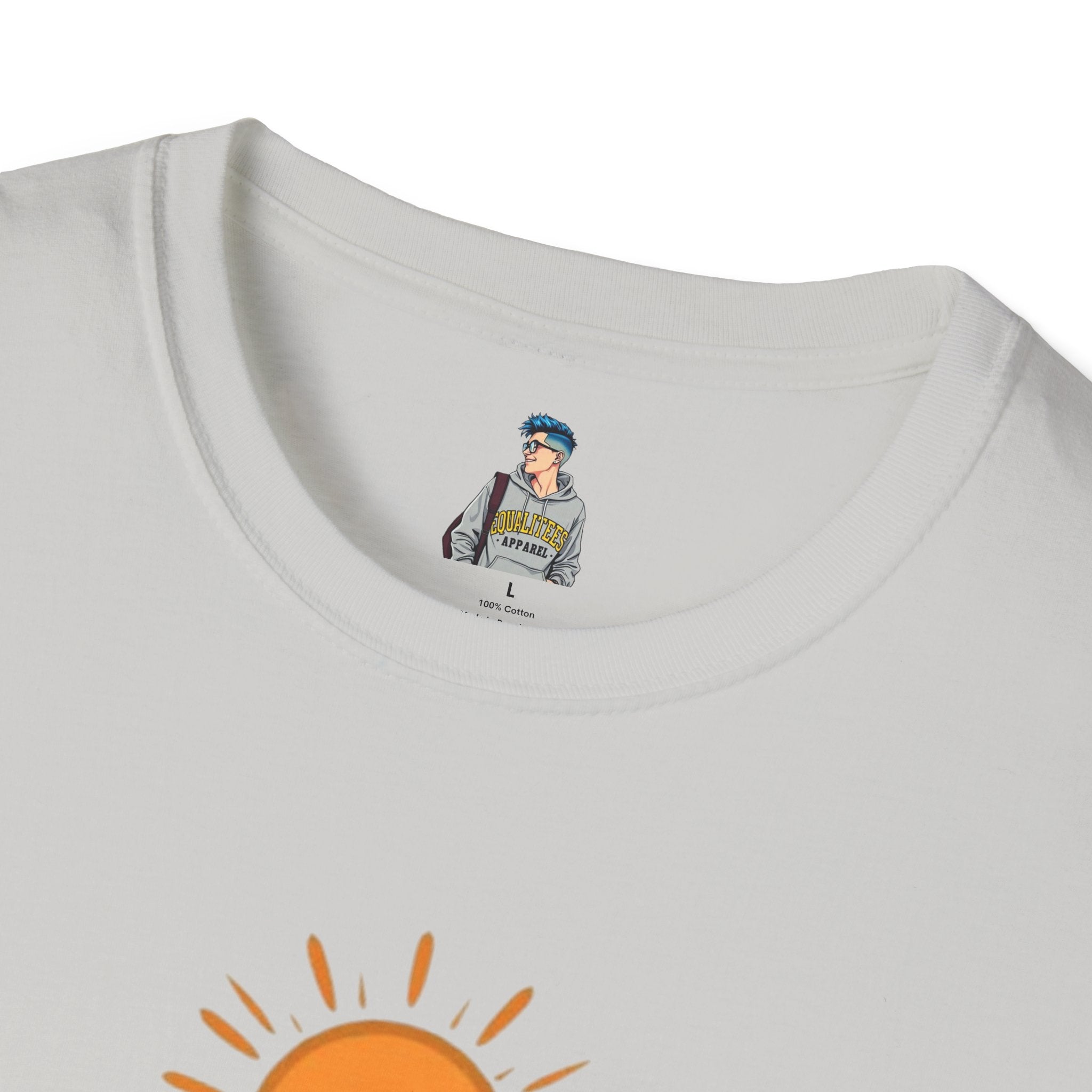 Mountain Scene Unisex Softstyle T-shirt - EqualiTees.Me