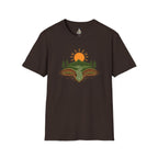 Mountain Scene Unisex Softstyle T-shirt - EqualiTees.Me
